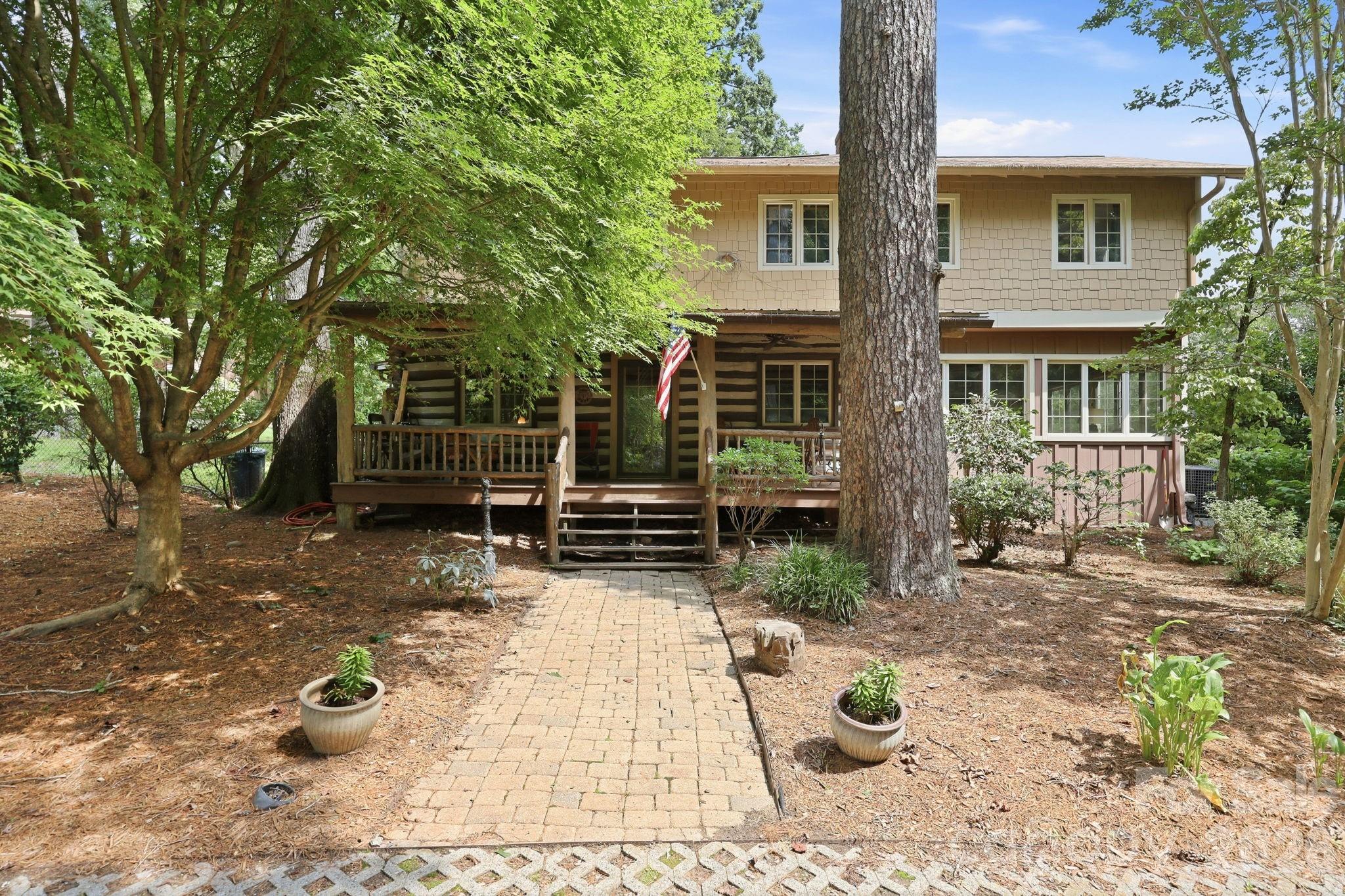 Front of home from the circular drive - 1925 Laurel Park Highway, Hendersonville
