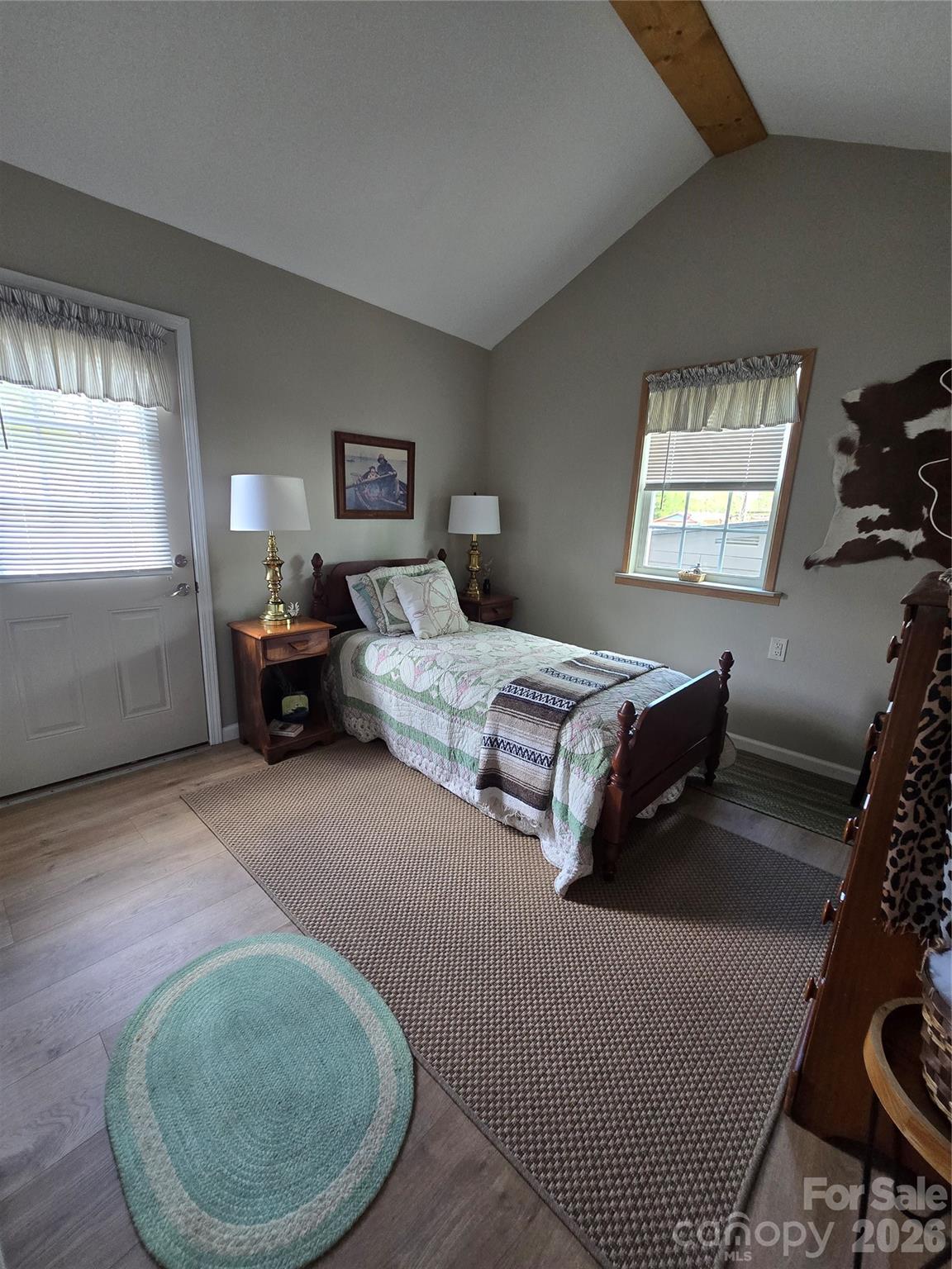 Secondary bedroom & side entrance door. - 110 Twin Bluff Trail, Mount Gilead