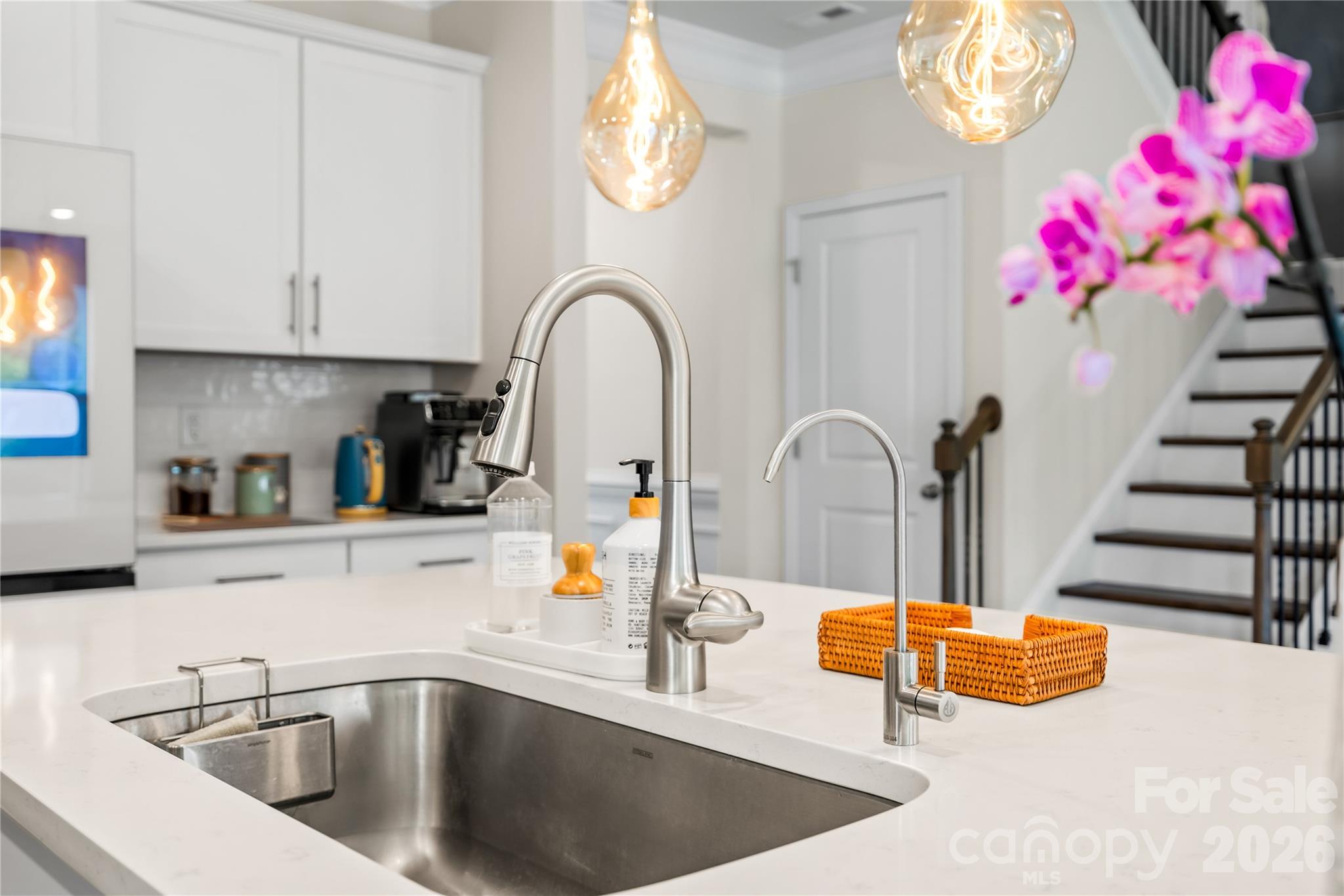 White farmhouse kitchen - 116 Aviendha Lane, Troutman