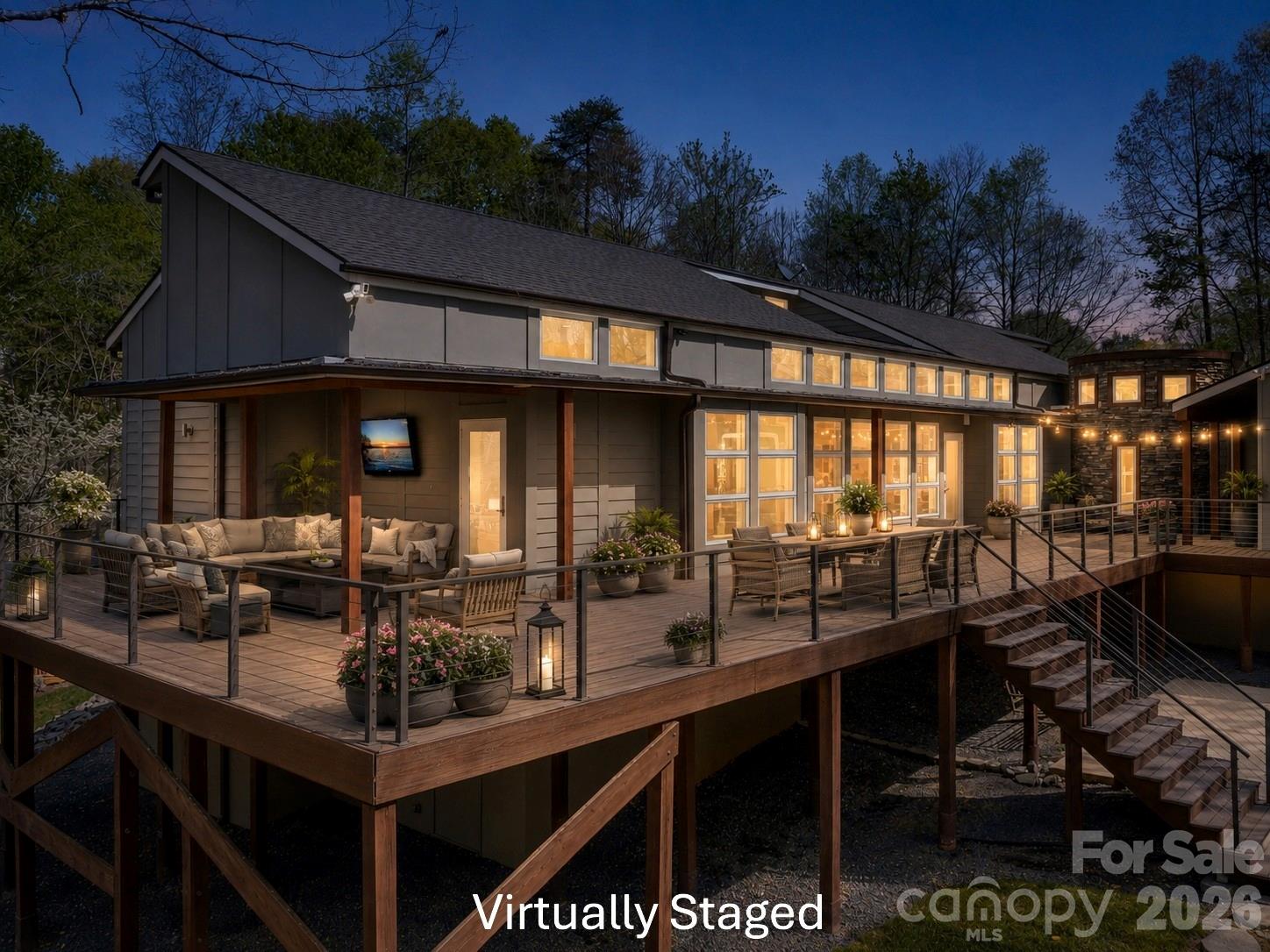 Back Exterior - 3249 Ivey Creek Road, Maiden