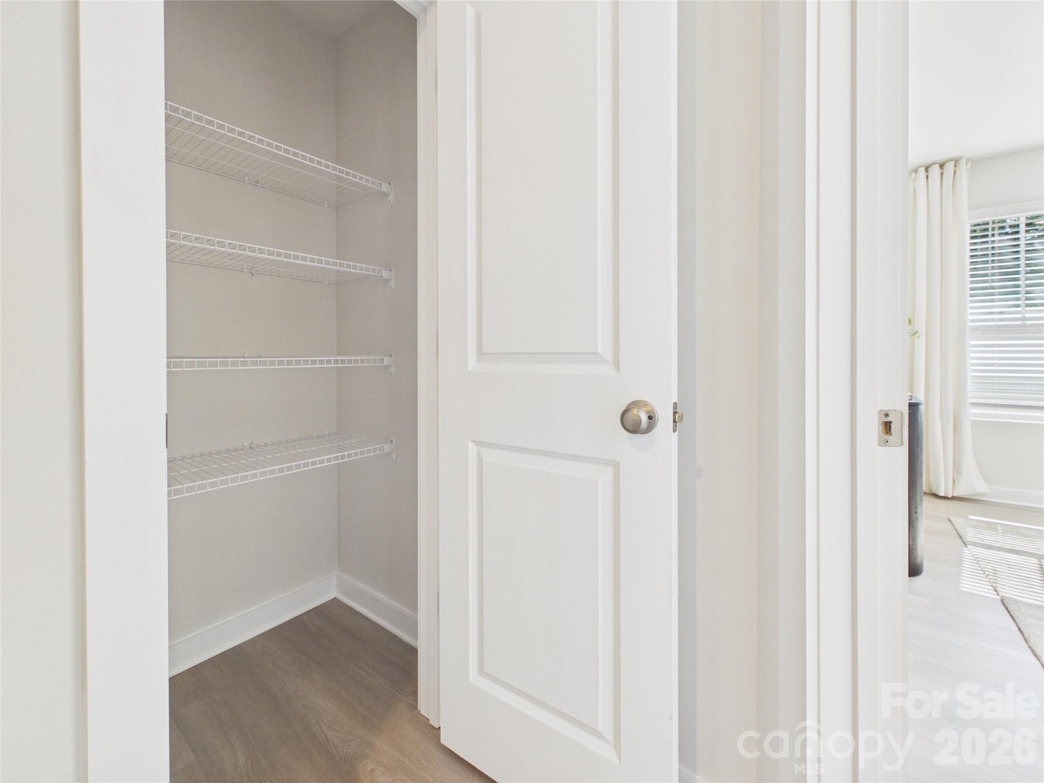 Upstairs hall closet - 105 Dilling Street N, Kings Mountain