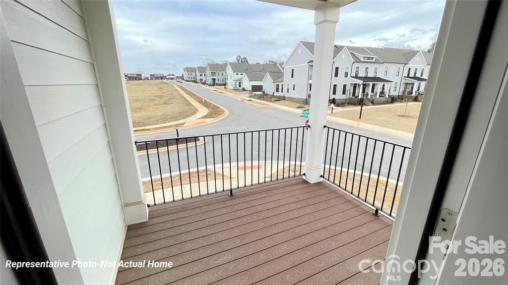 Example balcony. *Not actual home. - 10225 Rainier Trail Drive NW, Huntersville