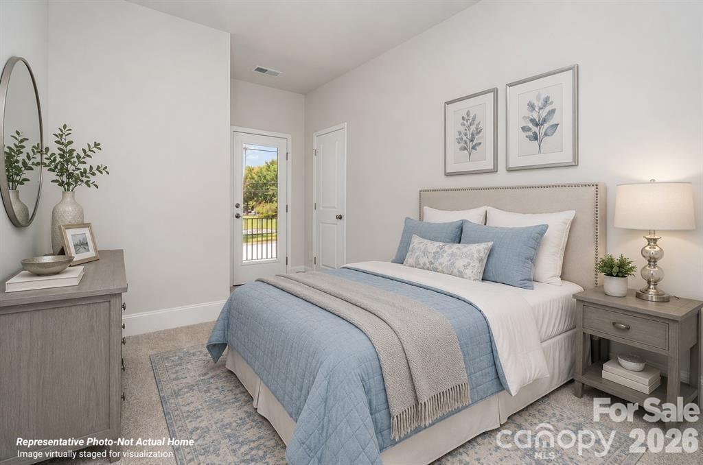 Virtually staged Bedroom 3 - 10225 Rainier Trail Drive NW, Huntersville