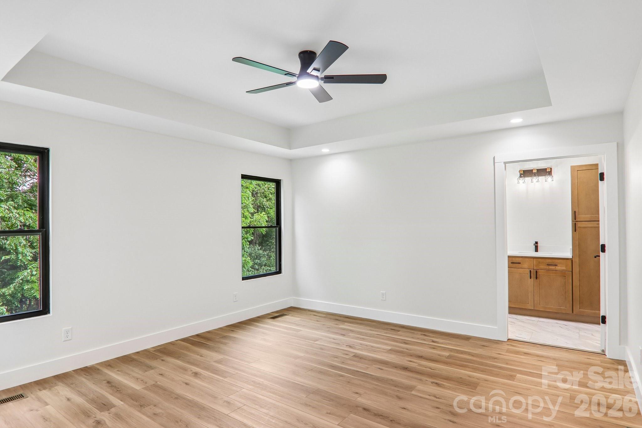 Primary bedroom. - 140 N Main Street, Mars Hill