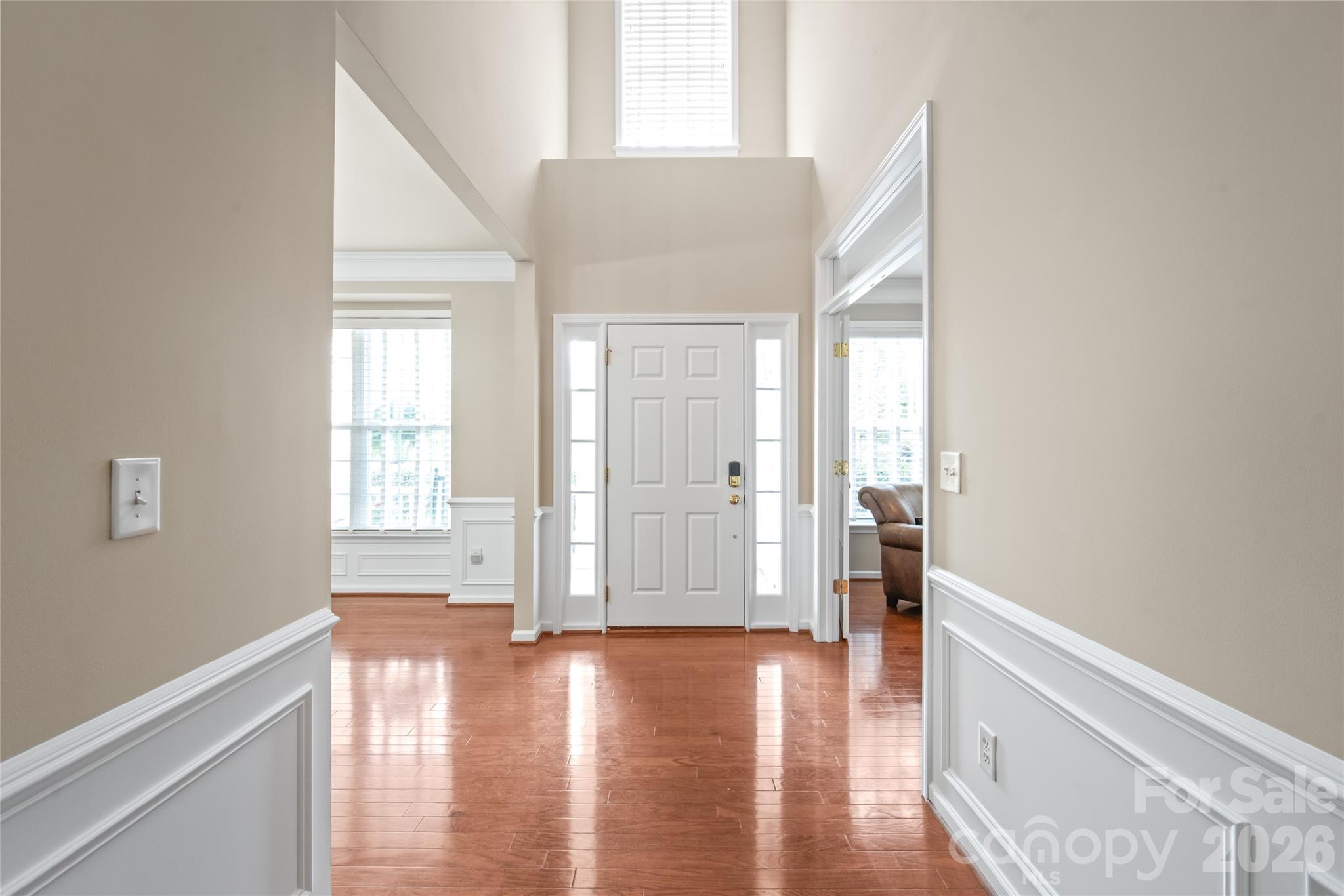 Light, space, and gleaming hardwood floors greet you in this stunning two-story entrance - 1906 Birchbrook Court, Harrisburg