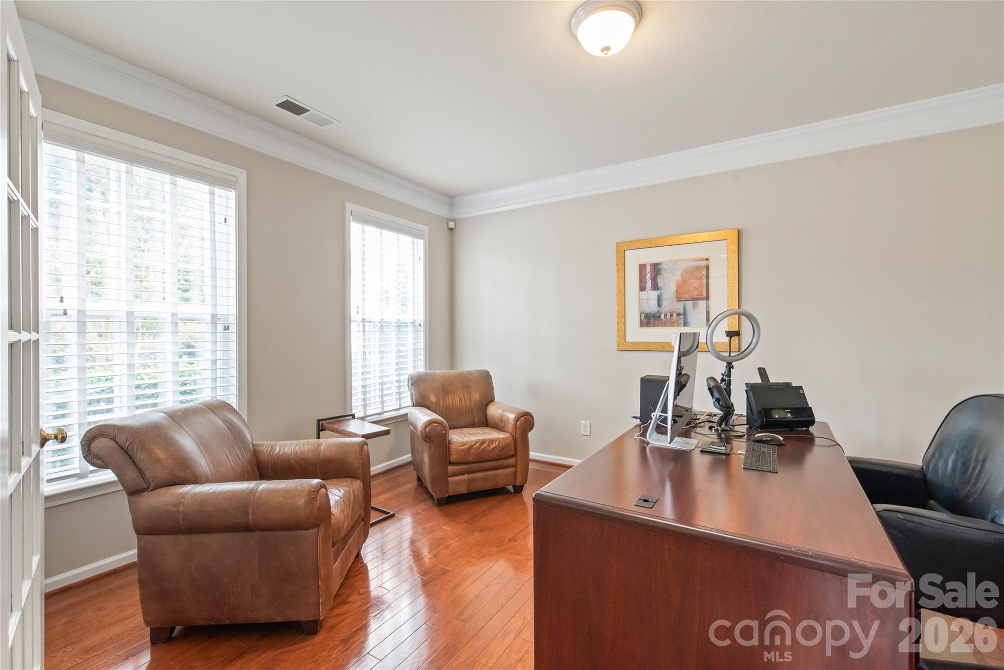 Just to the left is a dedicated flex space. Perfectly suited for an office or study. - 1906 Birchbrook Court, Harrisburg