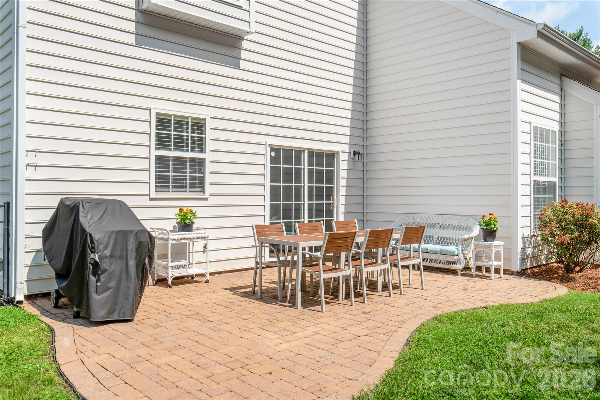 Cook out with friends on this large paver patio and private fenced in backyard - 1906 Birchbrook Court, Harrisburg