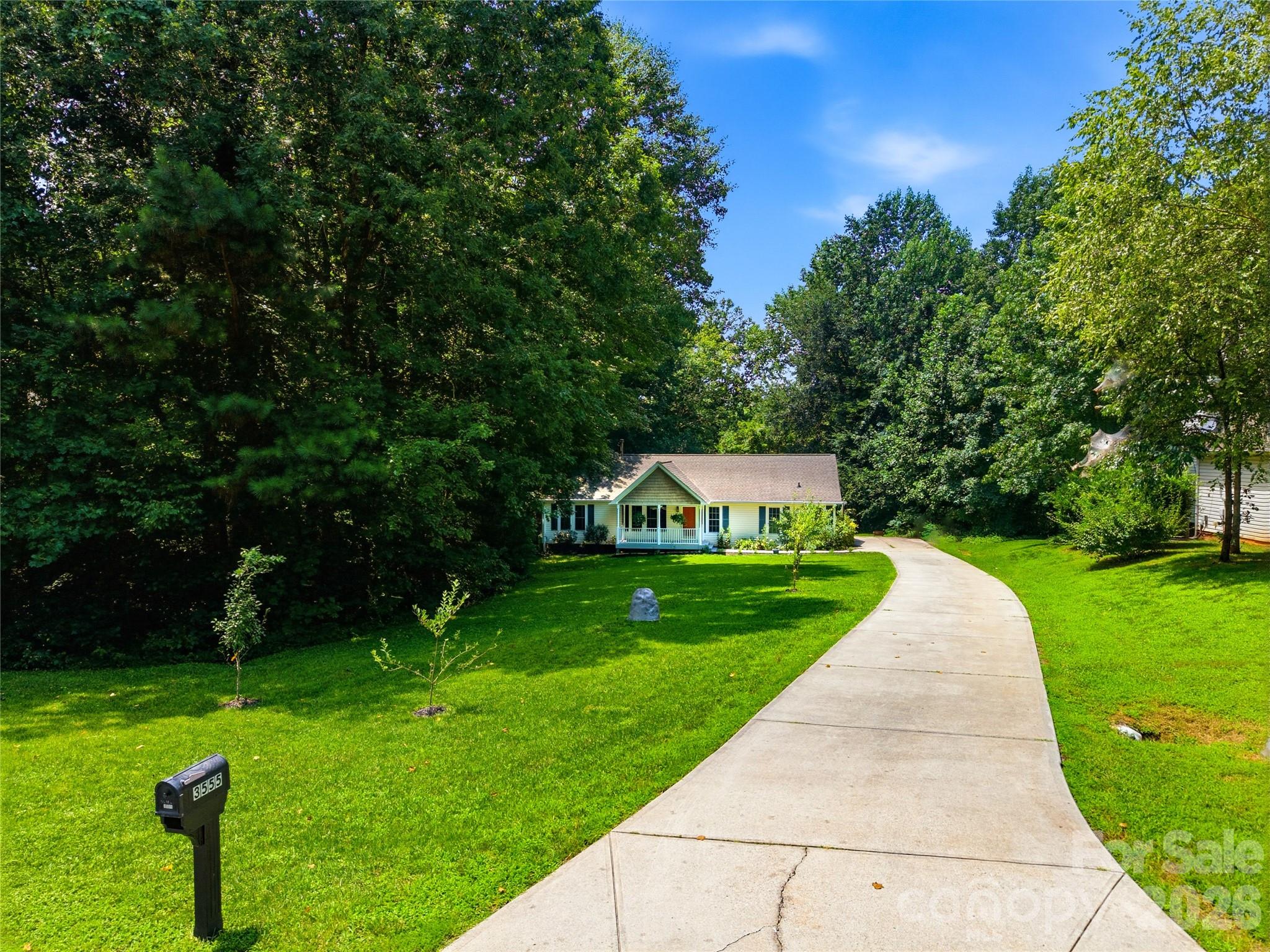 Home sits back from the road so you have quiet and privacy - 3555 Lake Bluff Drive, Sherrills Ford