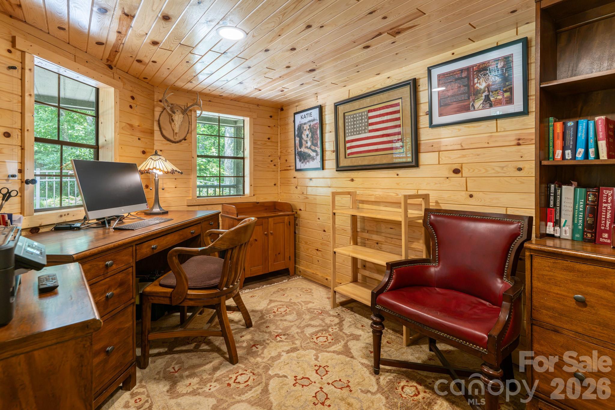 355 SQ FT Outbuilding with office space and room for hobbies/workshop. - 403 Thunder Mountain Road, Hendersonville