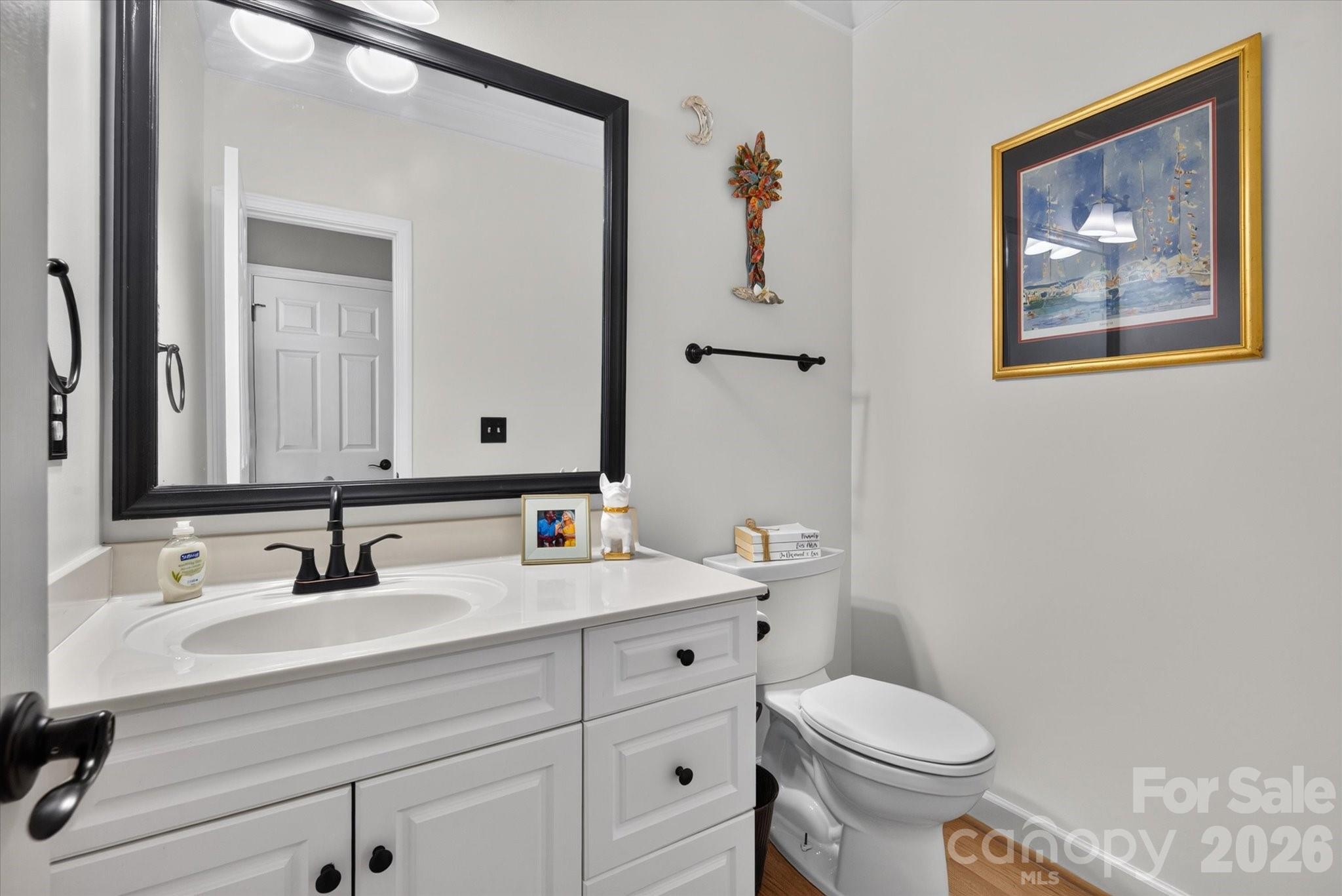 Half bath on main floor - 1235 Old Coach Lane, Rock Hill