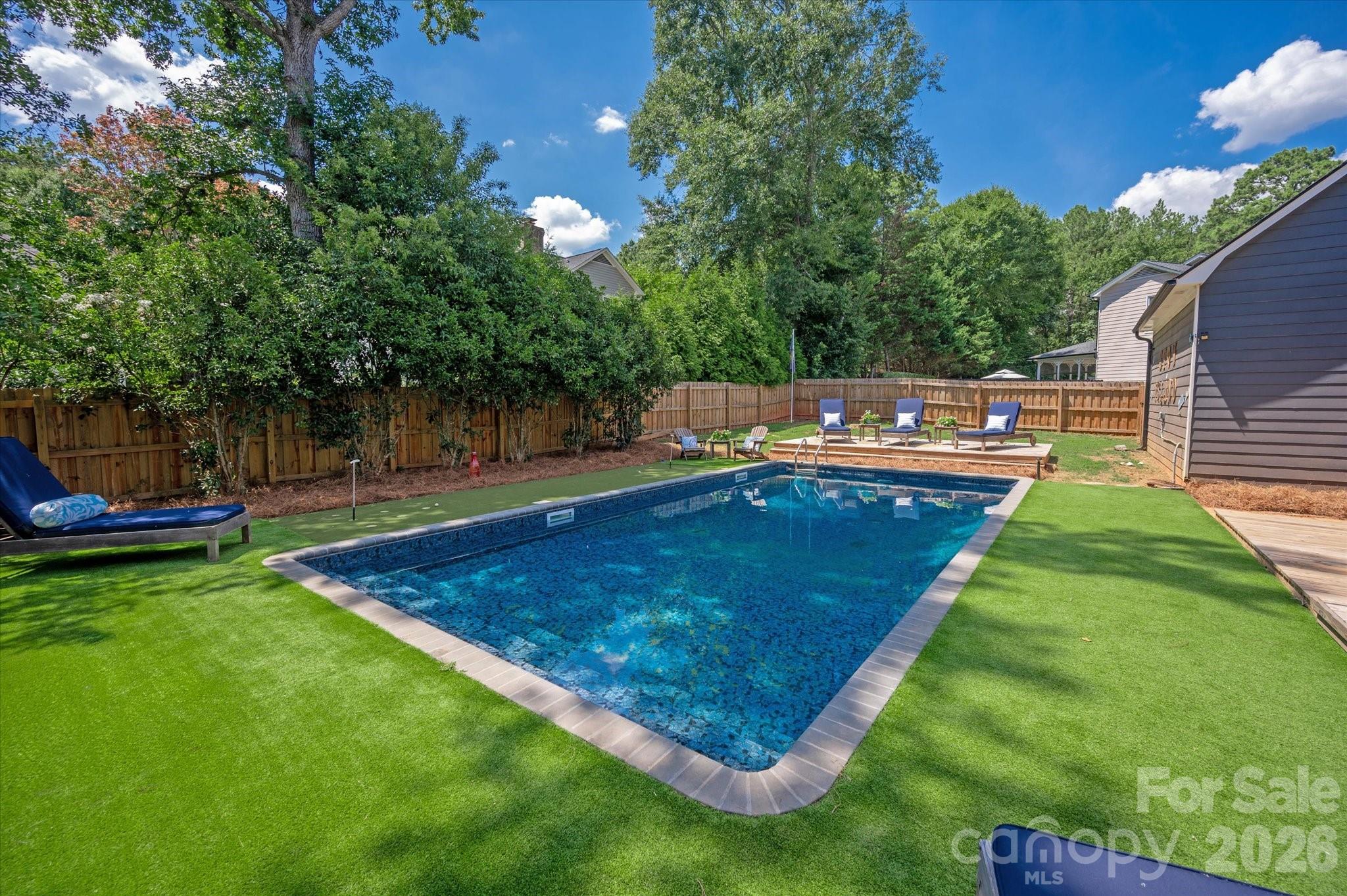Relax and cool off in the backyard - 1235 Old Coach Lane, Rock Hill