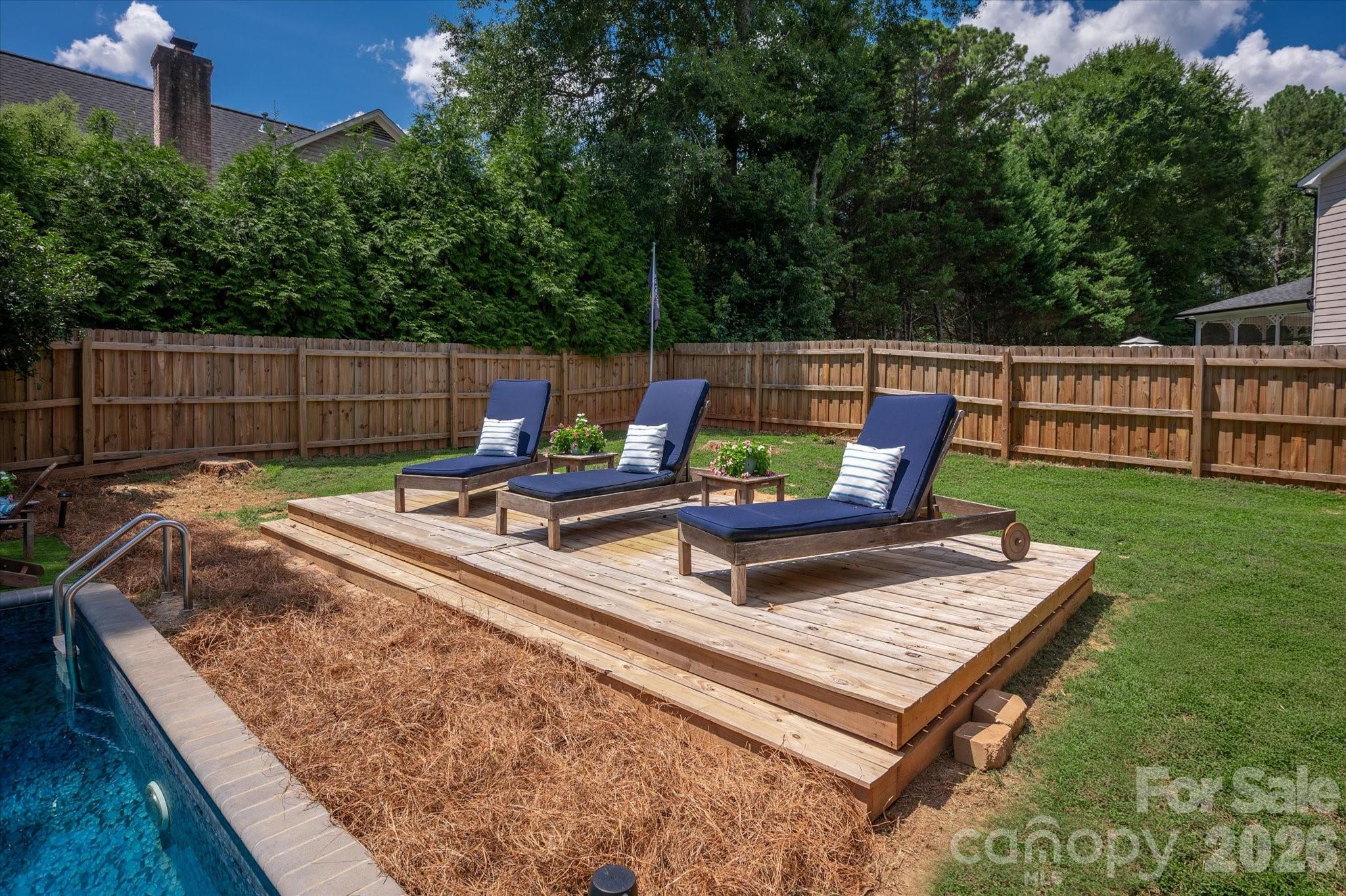 Fully fenced yard - 1235 Old Coach Lane, Rock Hill