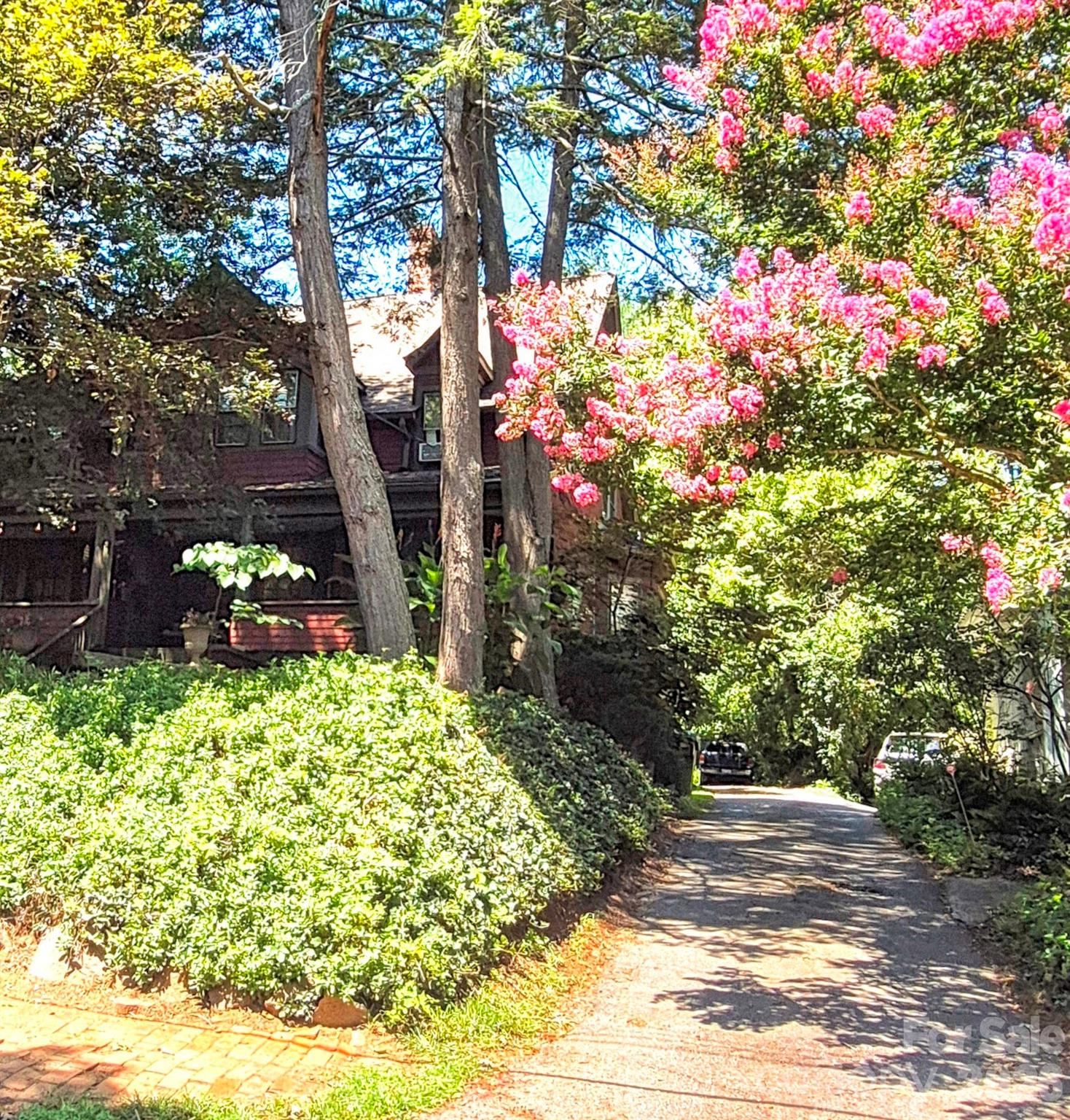 Front part of driveway is shared, with an agreement in place - 41 Panola Street, Asheville