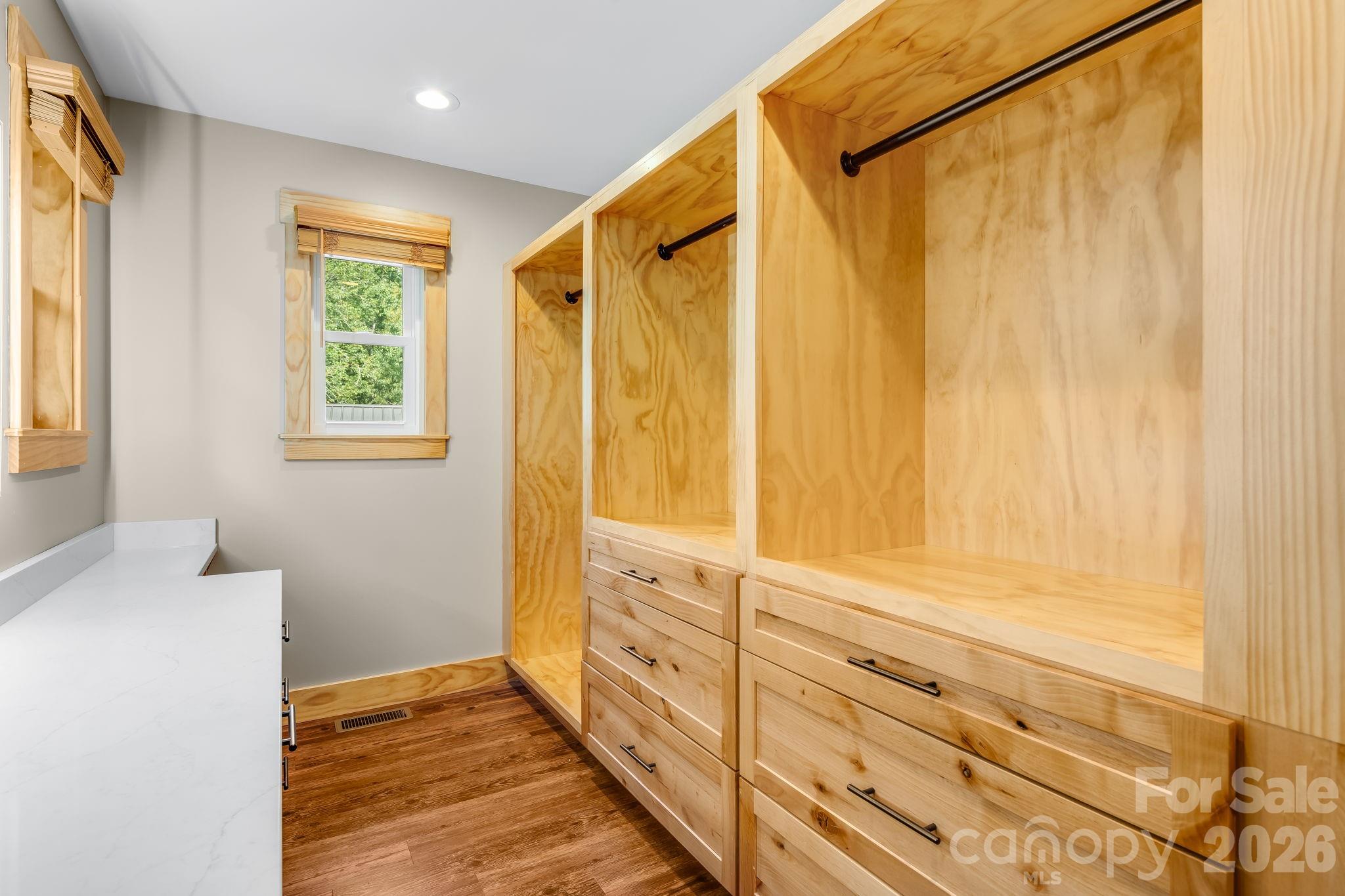 Primary Dressing Area & Closet - 10 Davenport Place, Asheville