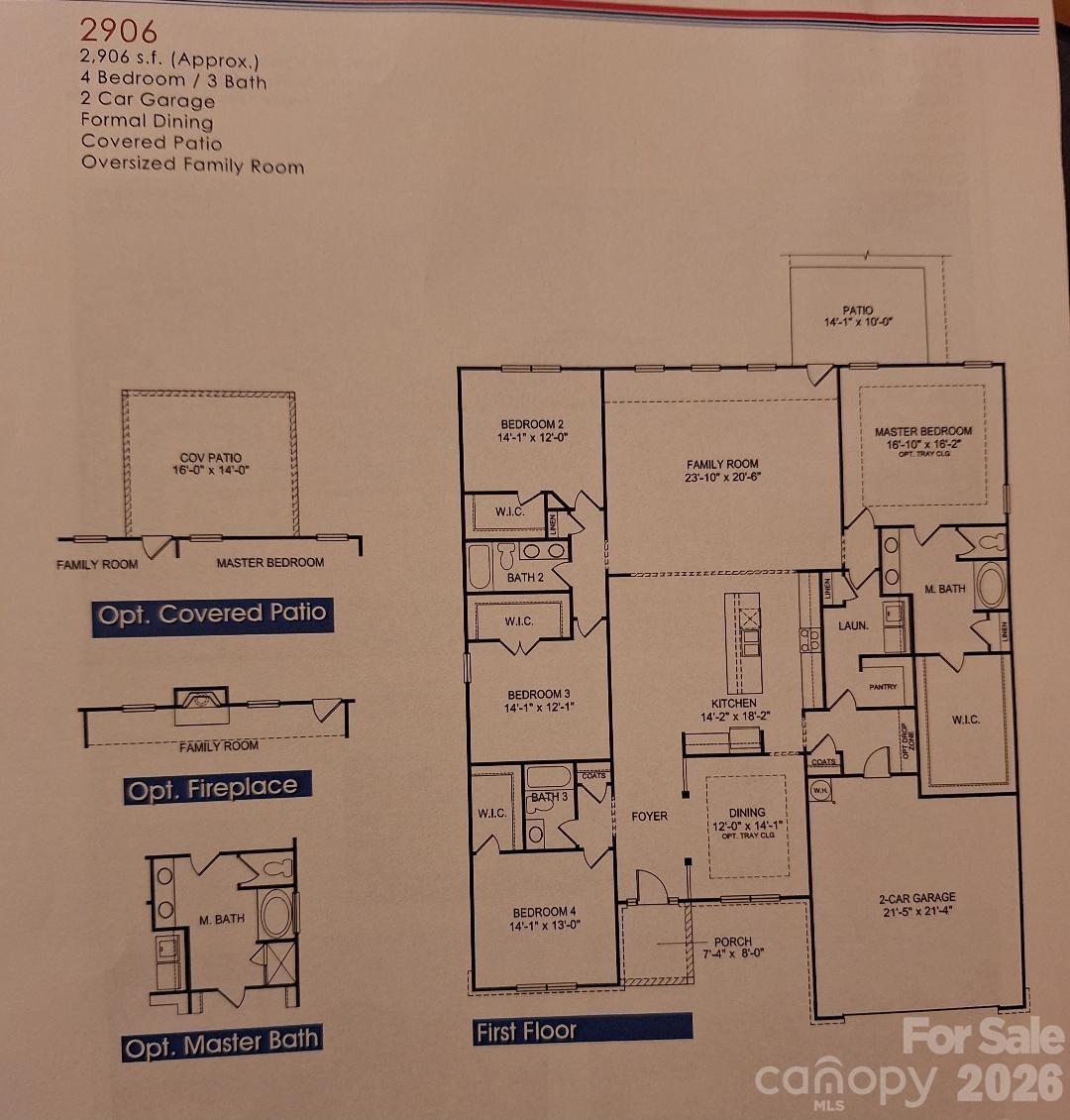 Floor Plan - 5028 Cardiff Court, Catawba