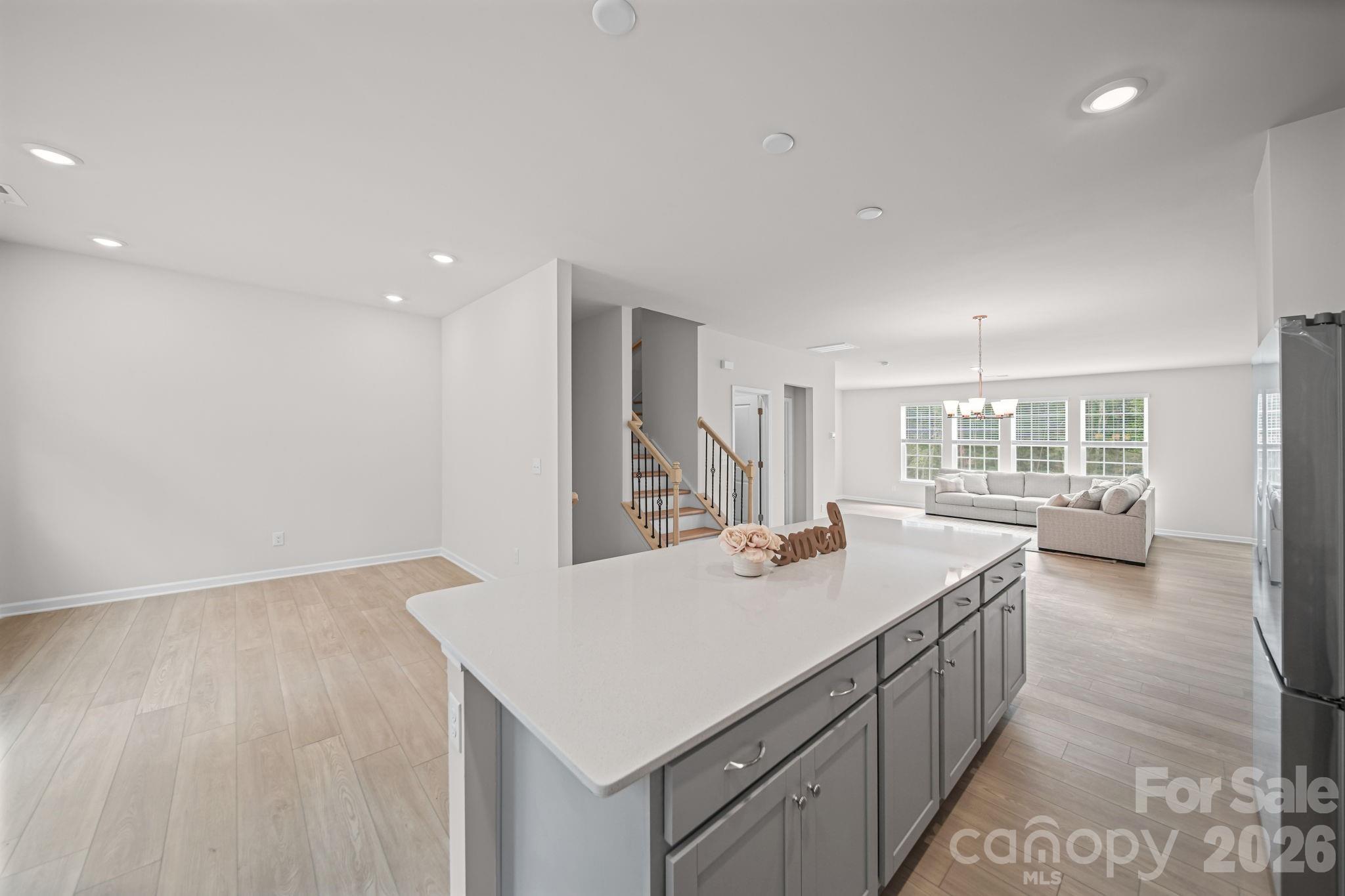2nd level open floorplan - 1131 Bandon Drive, Waxhaw