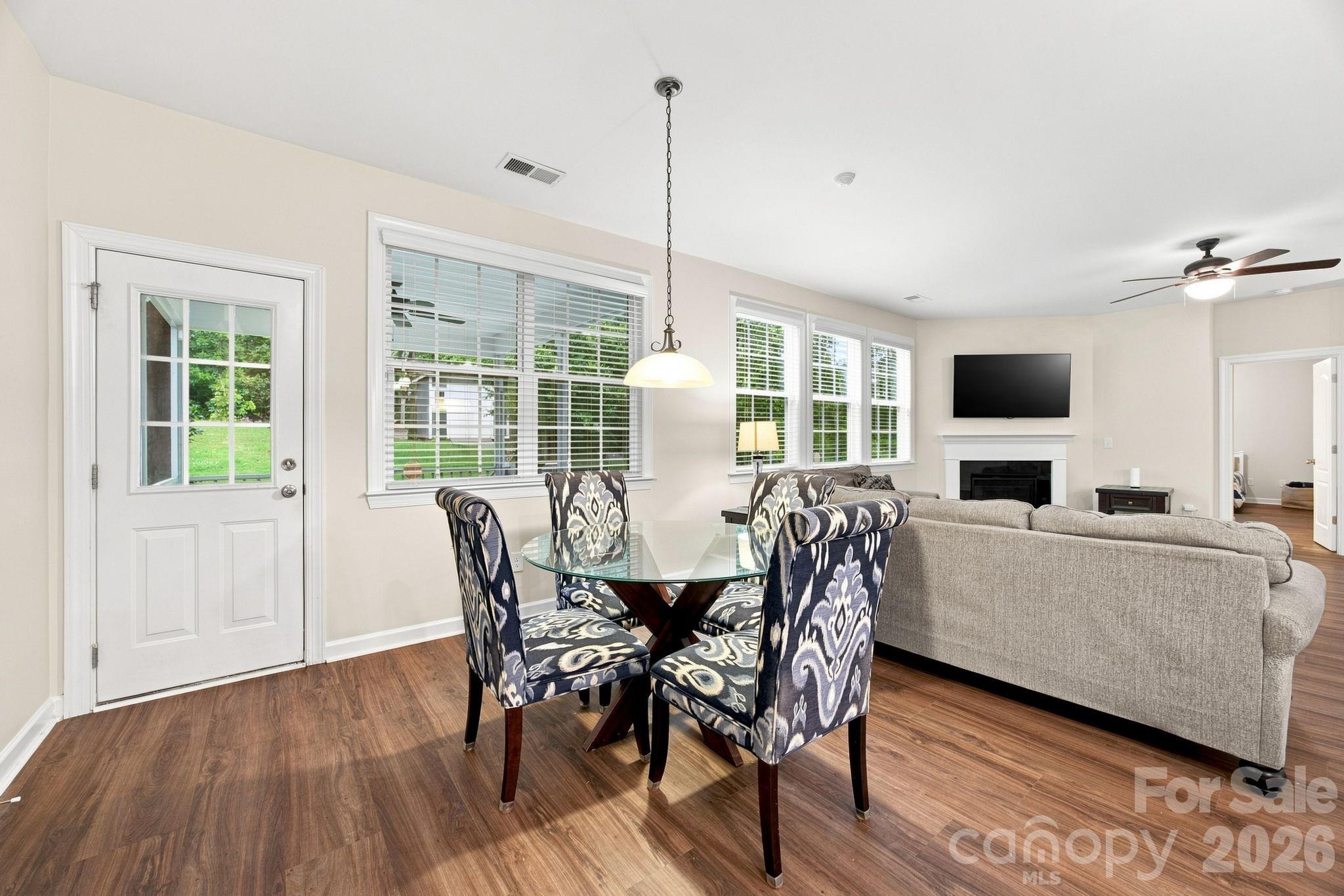 Breakfast Area - 2709 Sugaree Court, Waxhaw