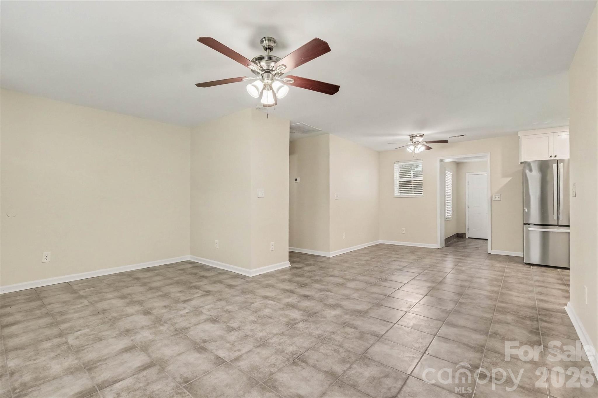 Open living dining and kitchen - 1352 Steed Street, Rock Hill