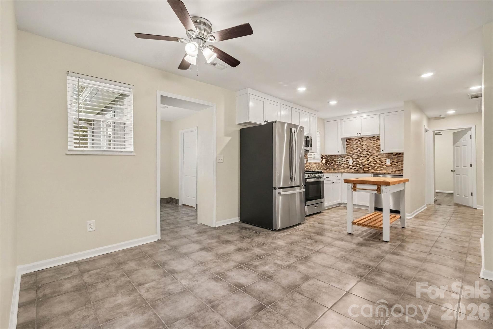 Dining and kitchen - 1352 Steed Street, Rock Hill
