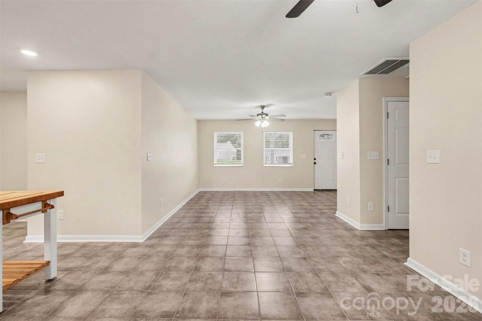 Dining into living room - 1352 Steed Street, Rock Hill