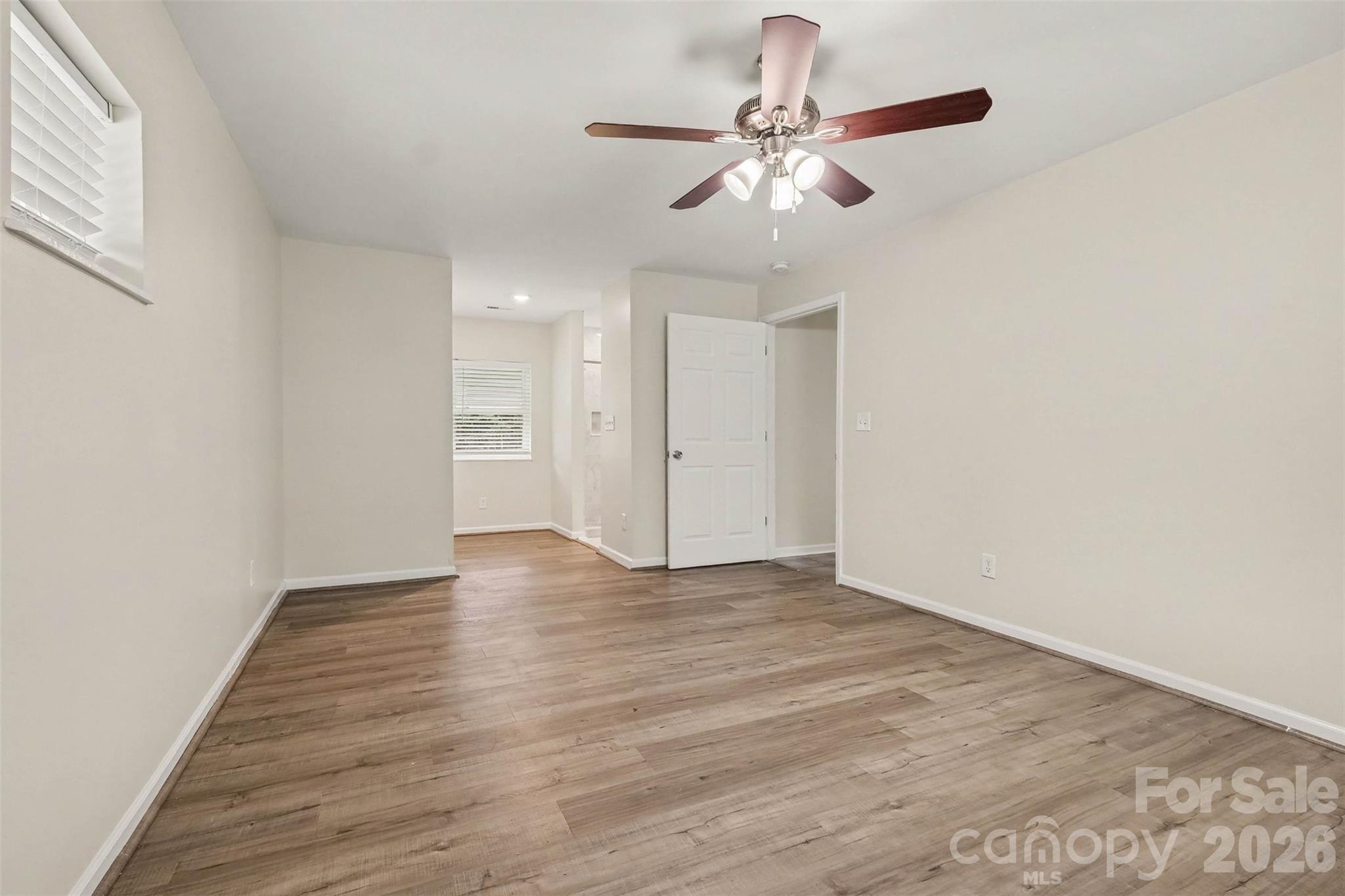 Primary Bedroom into attached full bath - 1352 Steed Street, Rock Hill