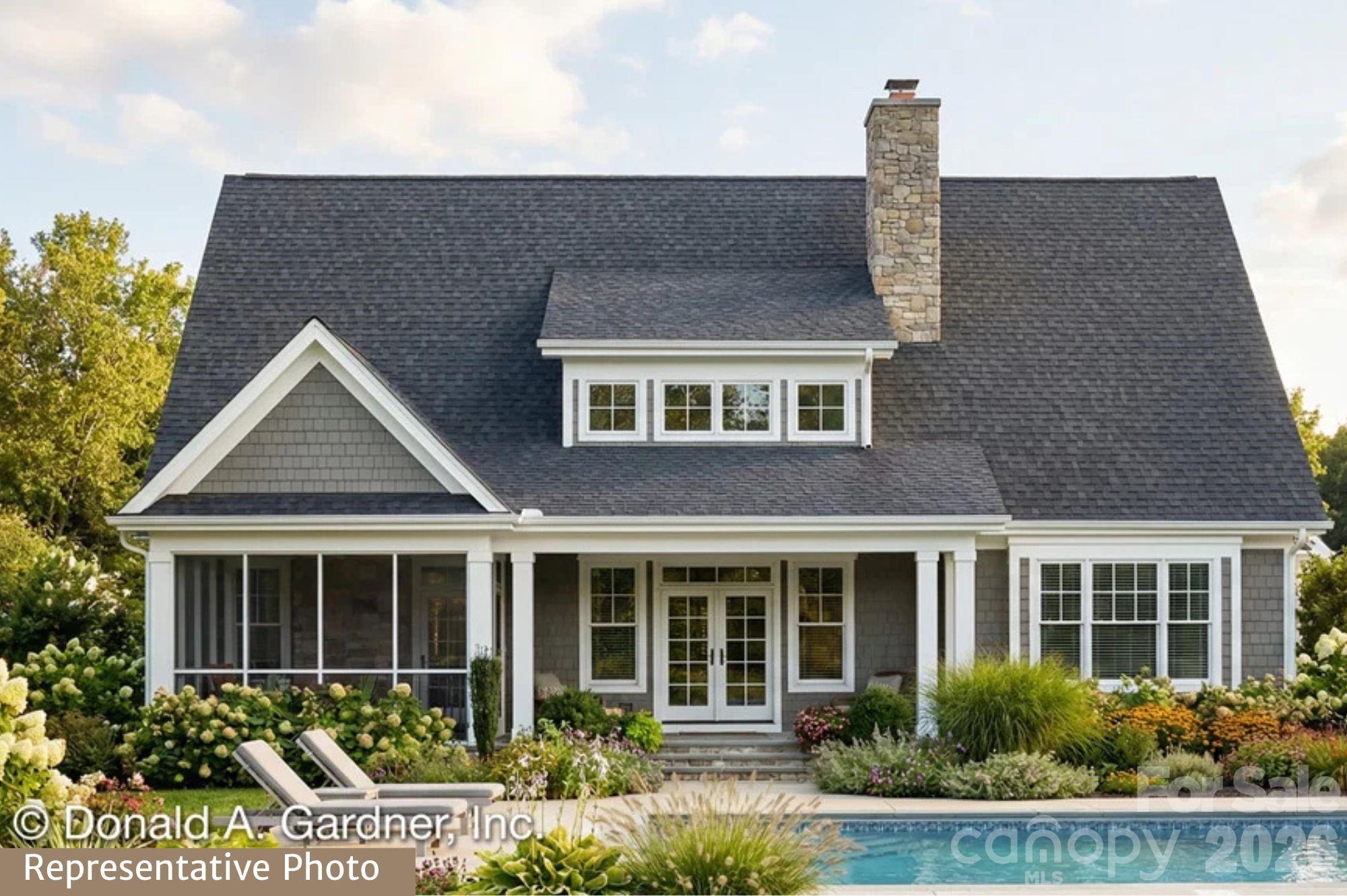 Exterior Rendering - Rear - 320 Downing Drive, Kings Mountain