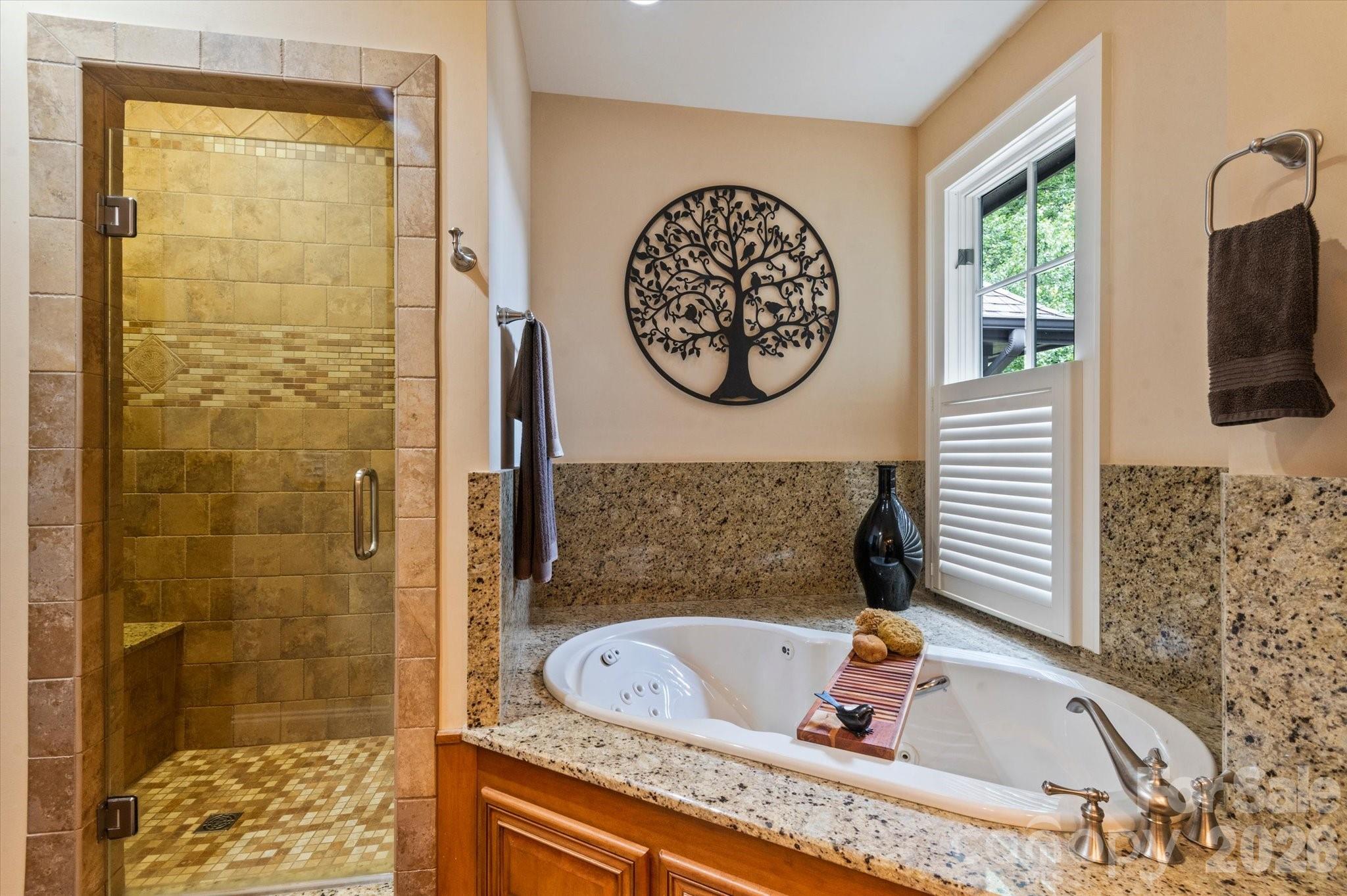 Sophisticated Master Bath - 6 Jasmine Lane, Brevard