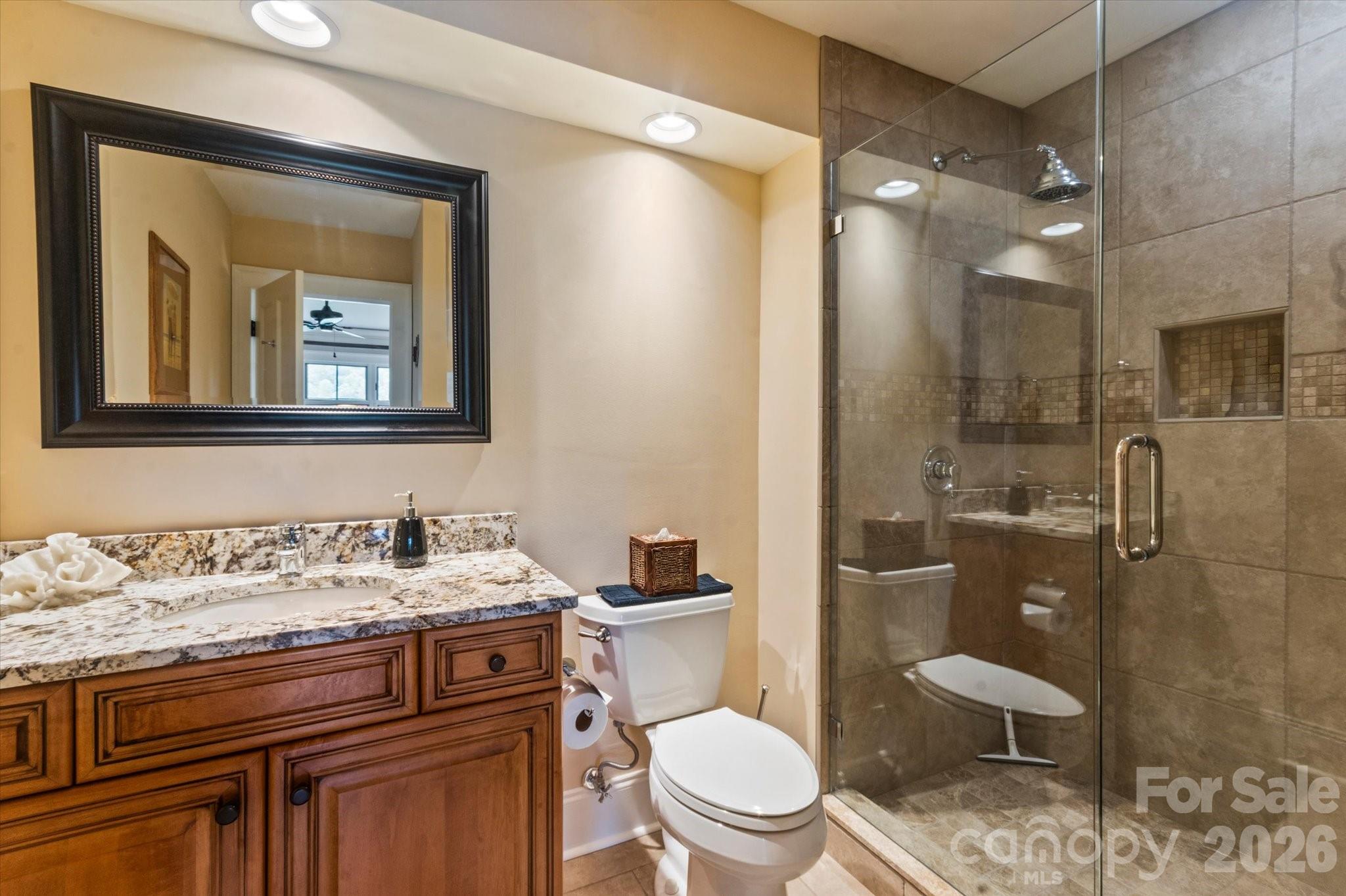 EnSuite Guest Bath - 6 Jasmine Lane, Brevard