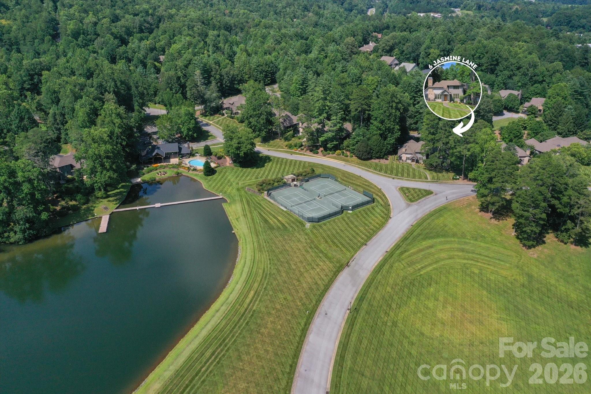 Across from Straus Lake - 6 Jasmine Lane, Brevard