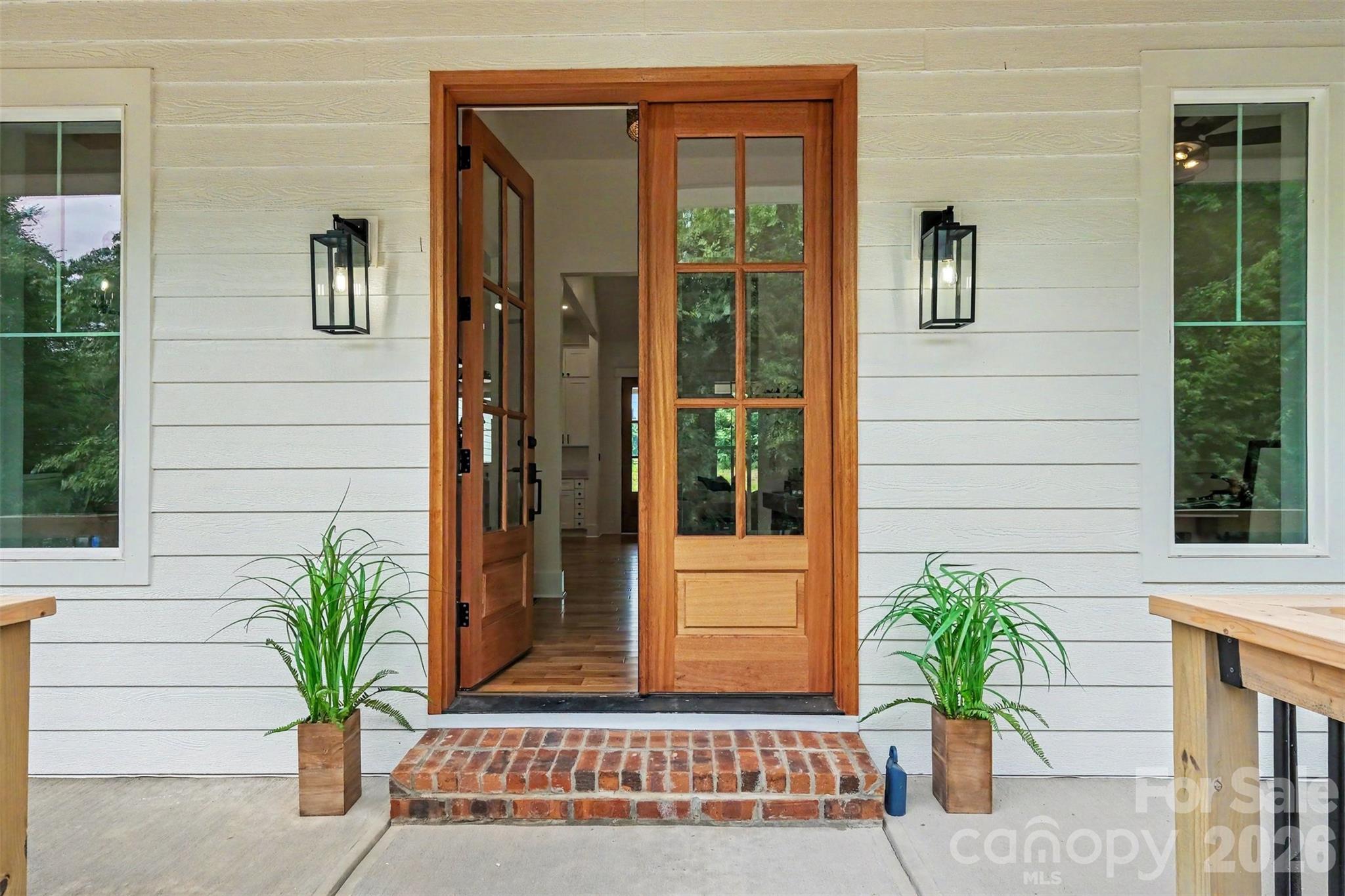French entry doors to your new home? Yes, please!!! - 6609 McNeely Road, Waxhaw