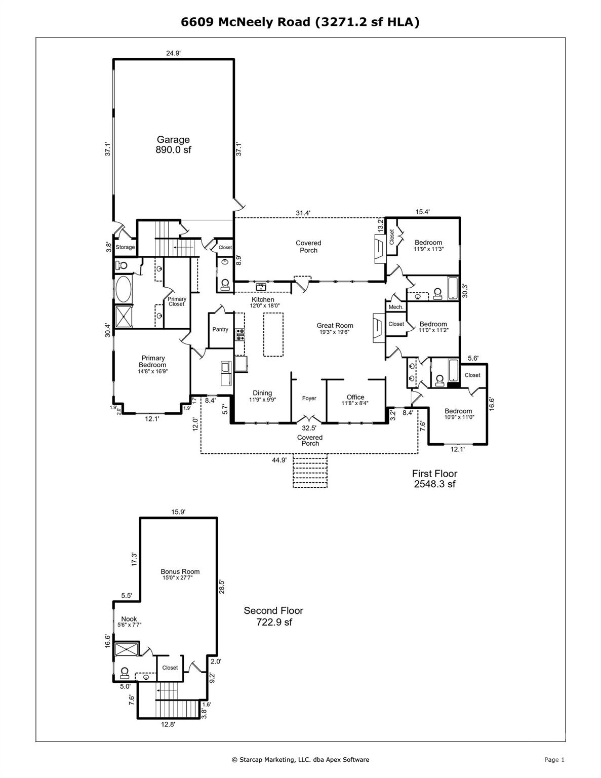 The floor plan to your new home. - 6609 McNeely Road, Waxhaw