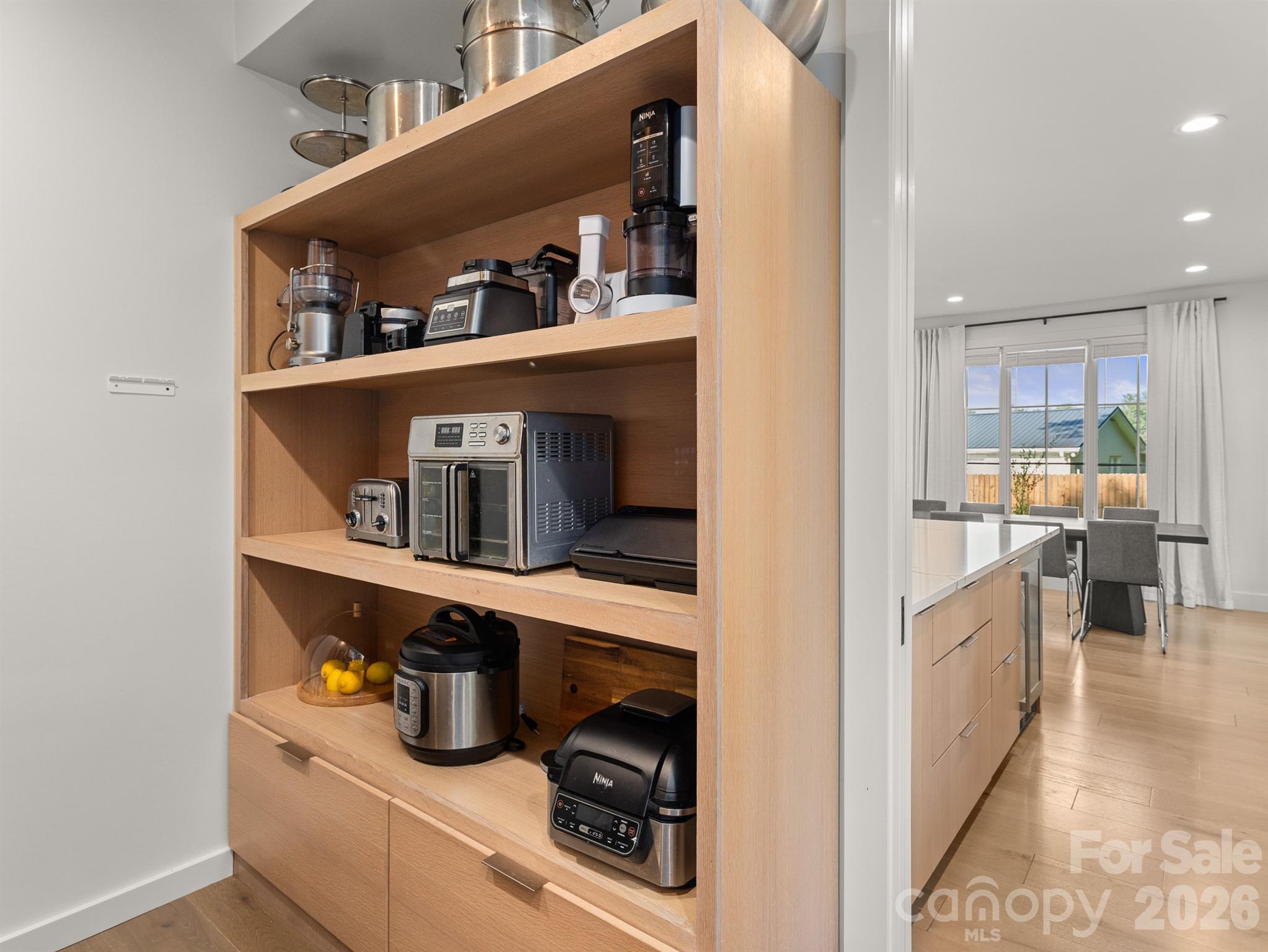 Appliance wall with outlets - 52 Klimovych Road, Hendersonville