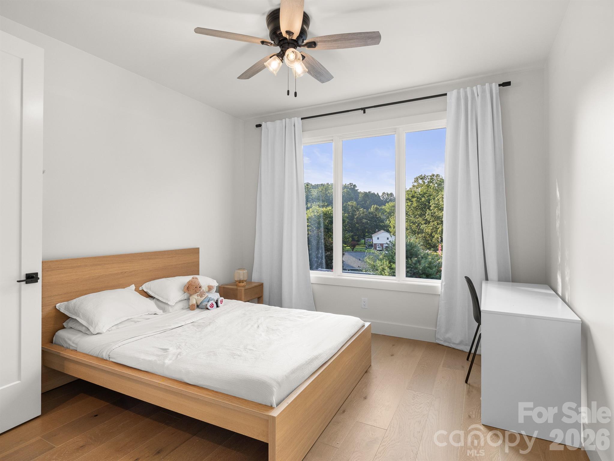 bedroom #3 with Walk in closet - 52 Klimovych Road, Hendersonville