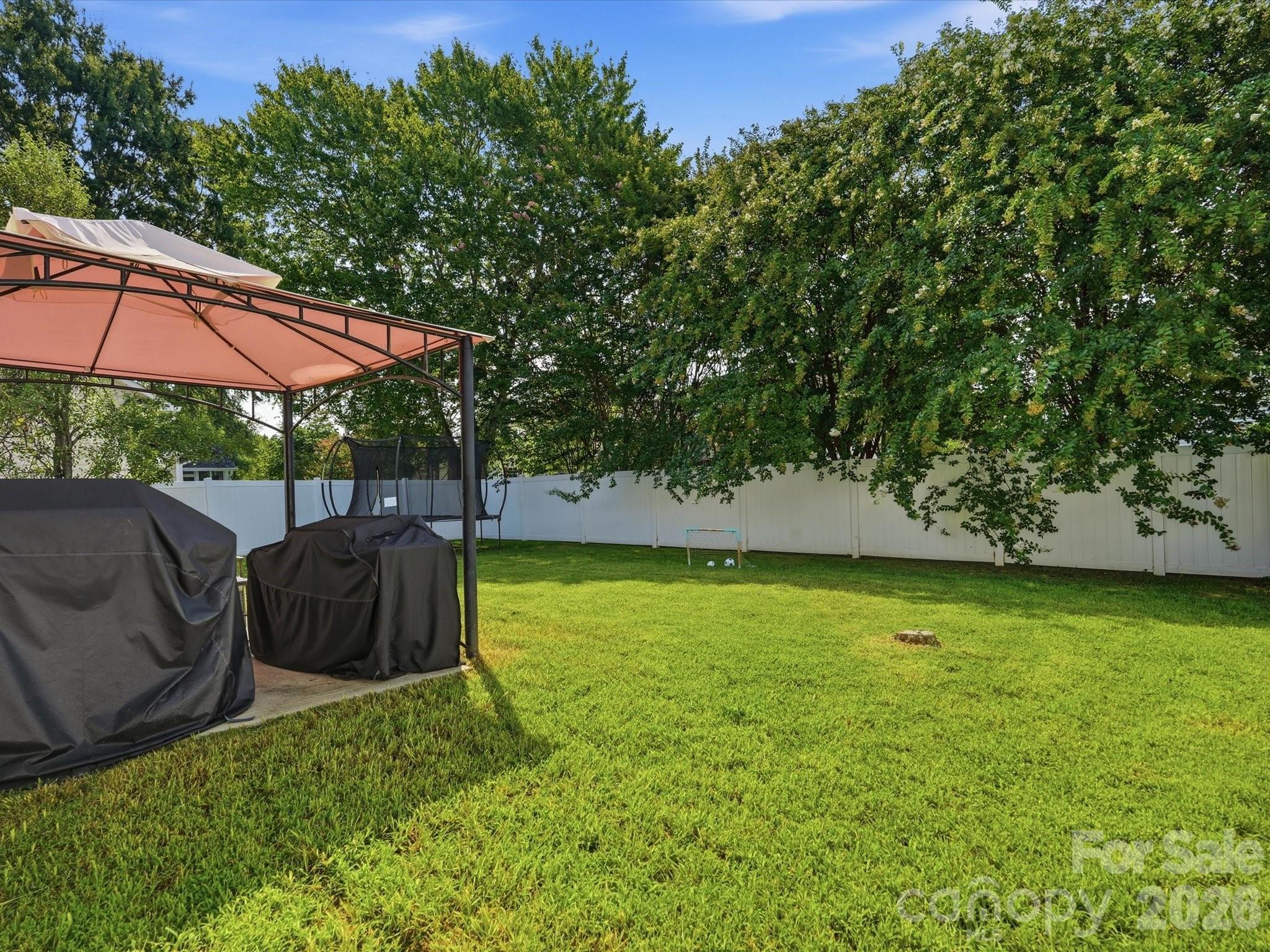 Backyard - 6618 Courtland Street, Indian Trail