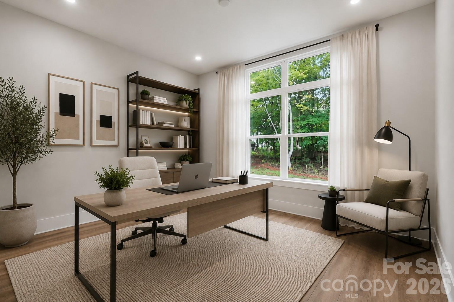 Flex room/office -virtually staged - 4808 Rockwood Drive, Waxhaw