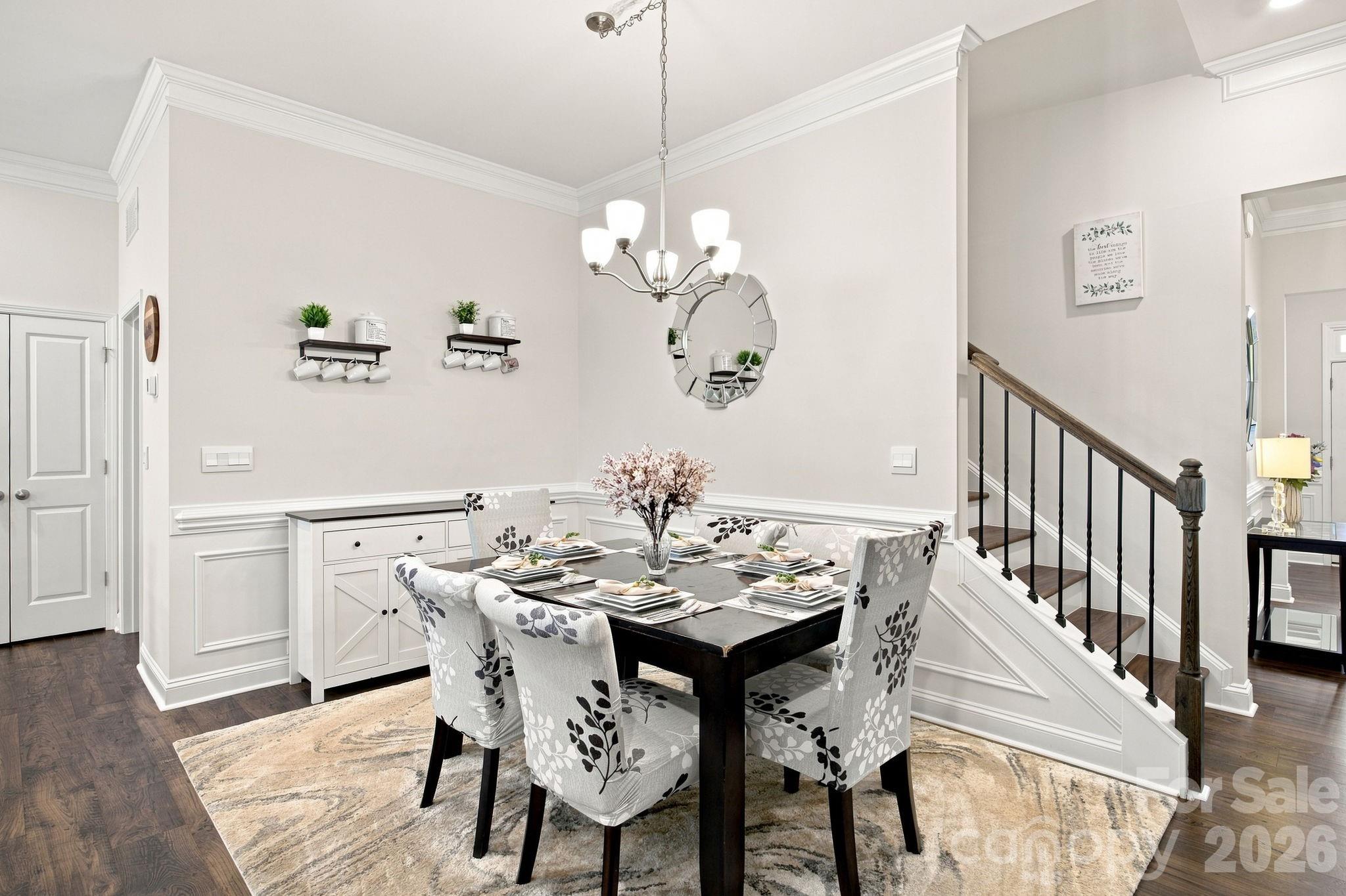 Dining area in great room - 8125 Warford Little Road, Denver