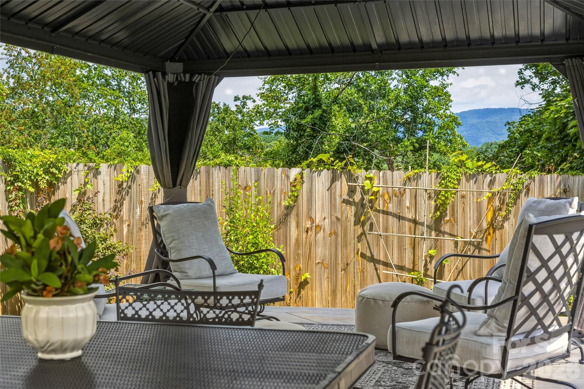 Relax in your private newly fenced yard & New Gazebo - 10 Springdale Road, Asheville