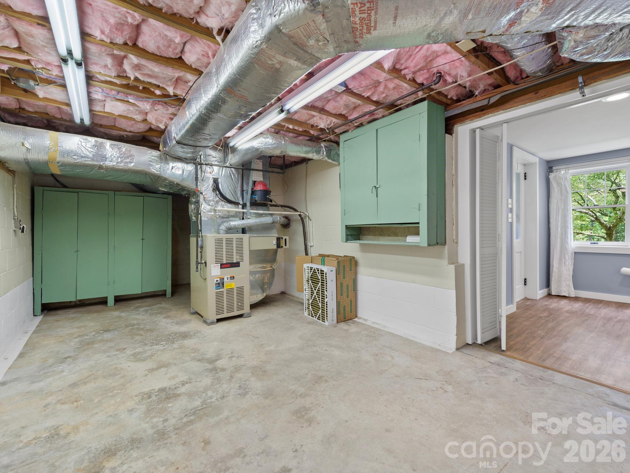 Basement storage - 242 N Hills Drive, Hendersonville