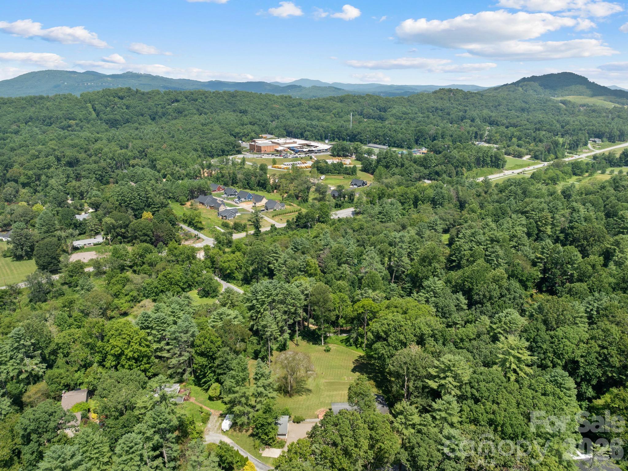 Rugby middle school in view. - 242 N Hills Drive, Hendersonville