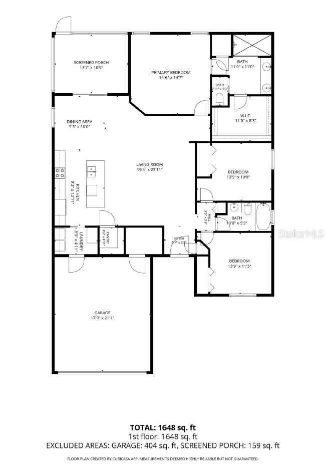 Floor Plan - Approximate - 2295 SUNSET WAY, DAVENPORT