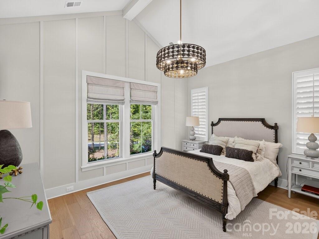 Guest Bedroom with Vaulted Ceiling - 3098 Sherman Drive, Lancaster