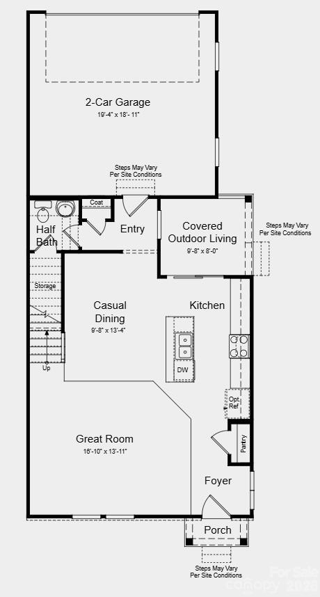 Additional Highlights include: Tile shower with ledge at primary bath, laminate flooring at great room, and quick treads on stairs. - 533 Silver Star Boulevard, Indian Trail