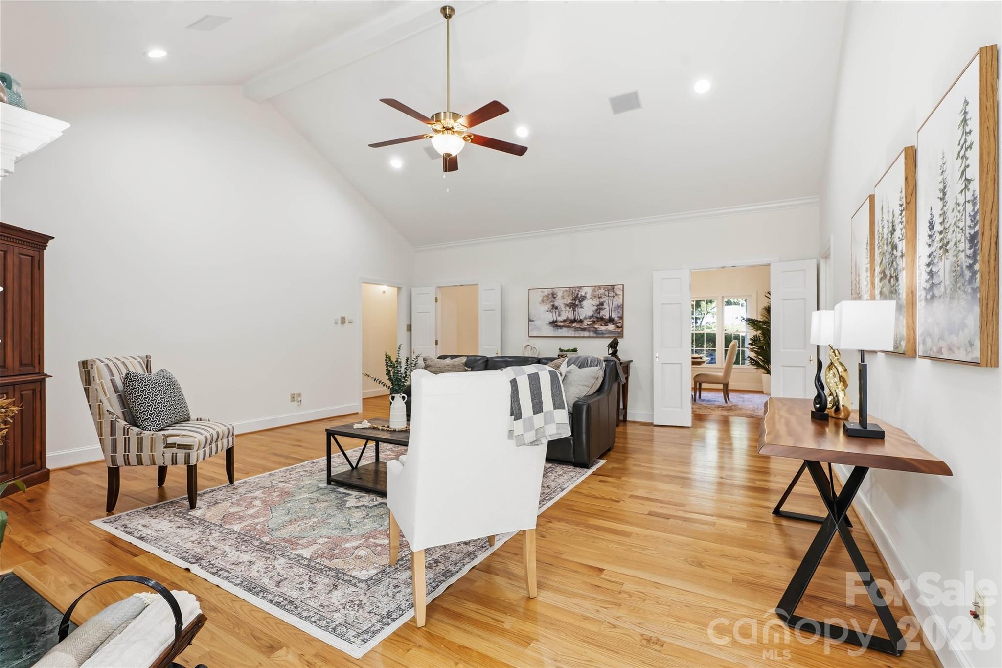 Plenty of space with cathedral ceilings and natural light - 675 Heather Drive, Lincolnton