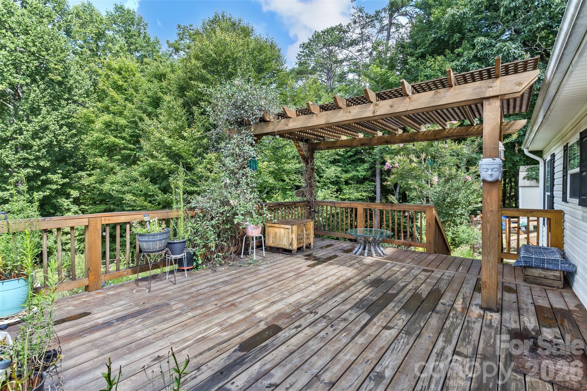 Close-up of deck - 25 Asa Court, Black Mountain