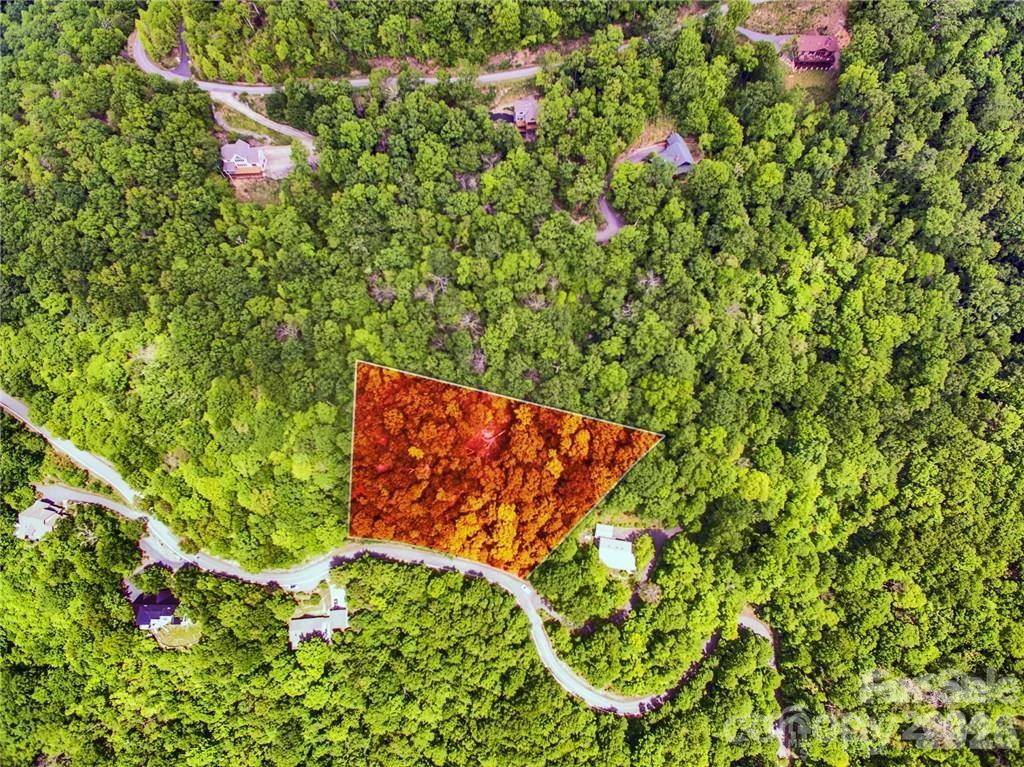 Outline of lot. - 99999 Winding Poplar Road, Black Mountain