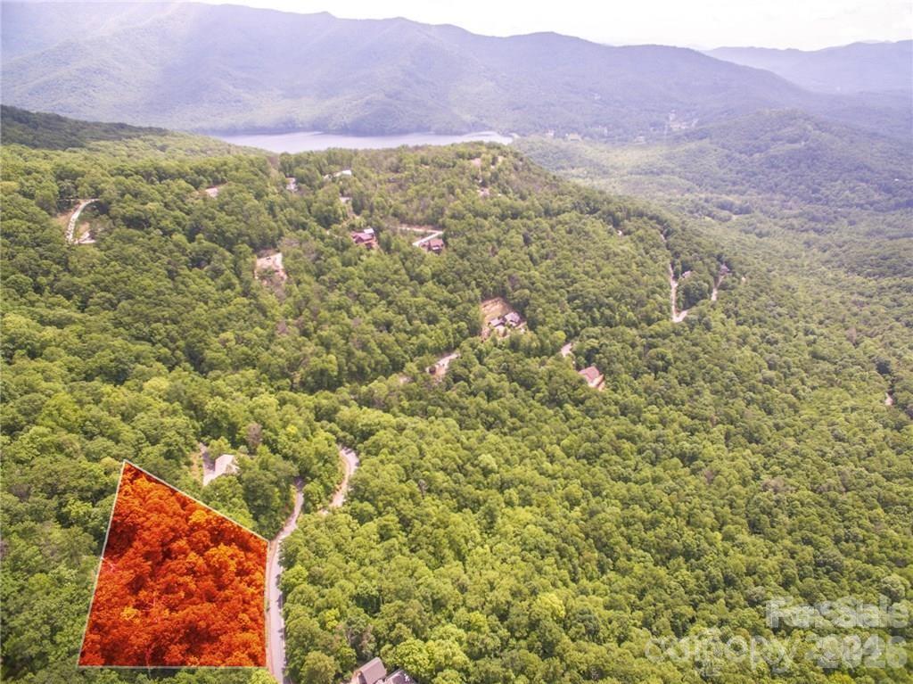 Lot outlined. - 99999 Winding Poplar Road, Black Mountain