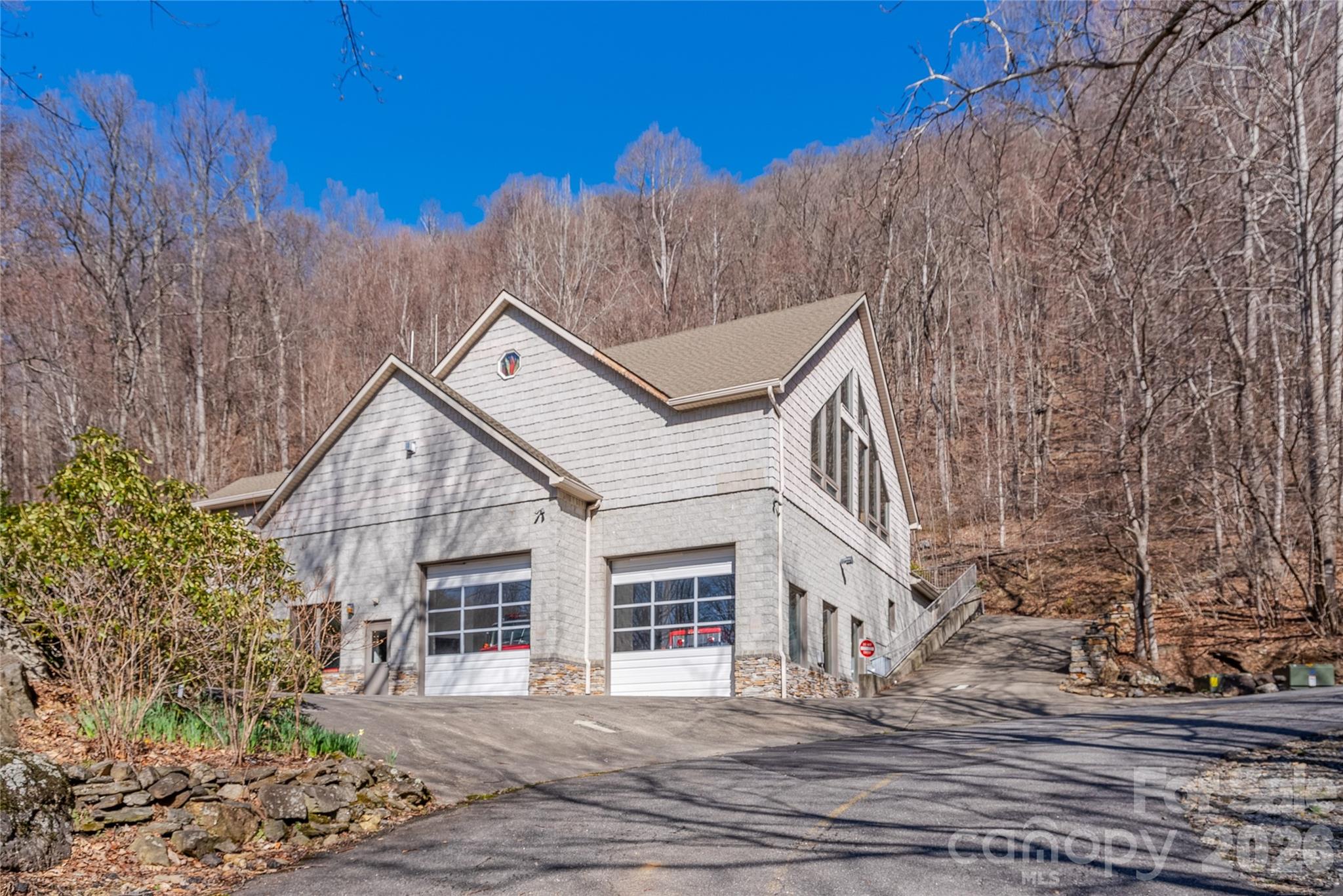 Fire substation and Lodge (community center). - 99999 Winding Poplar Road, Black Mountain