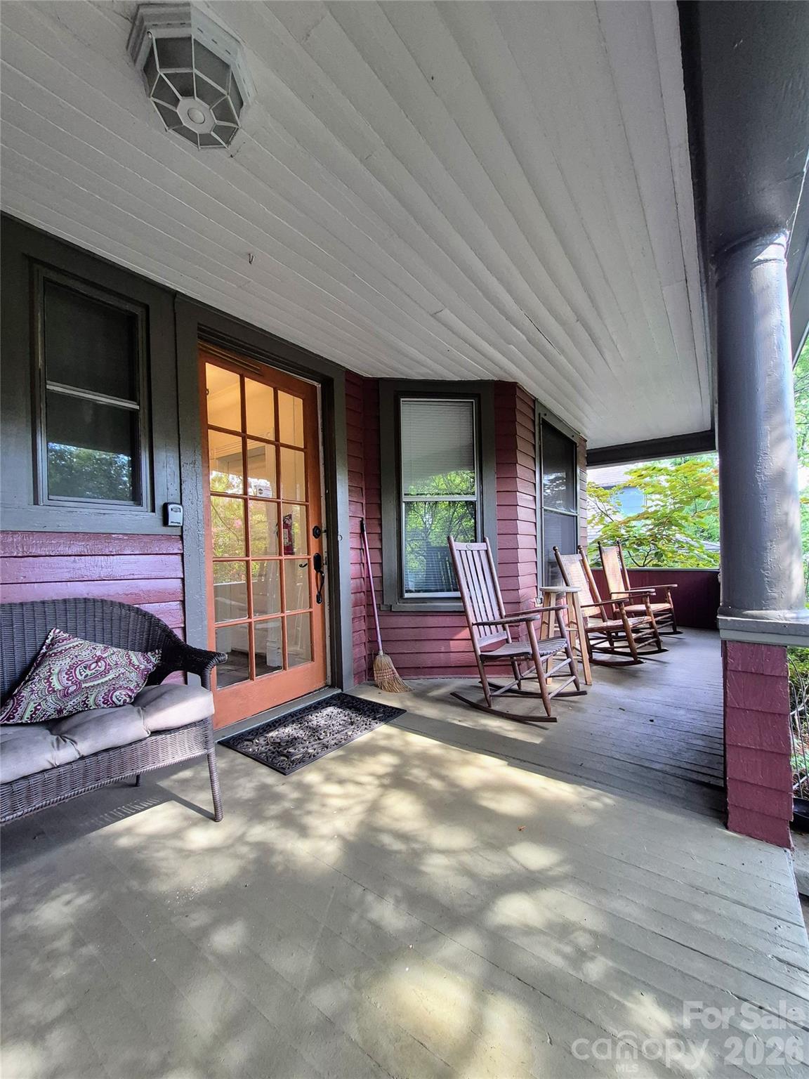 A perfect porch to end your day - 41 Panola Street, Asheville