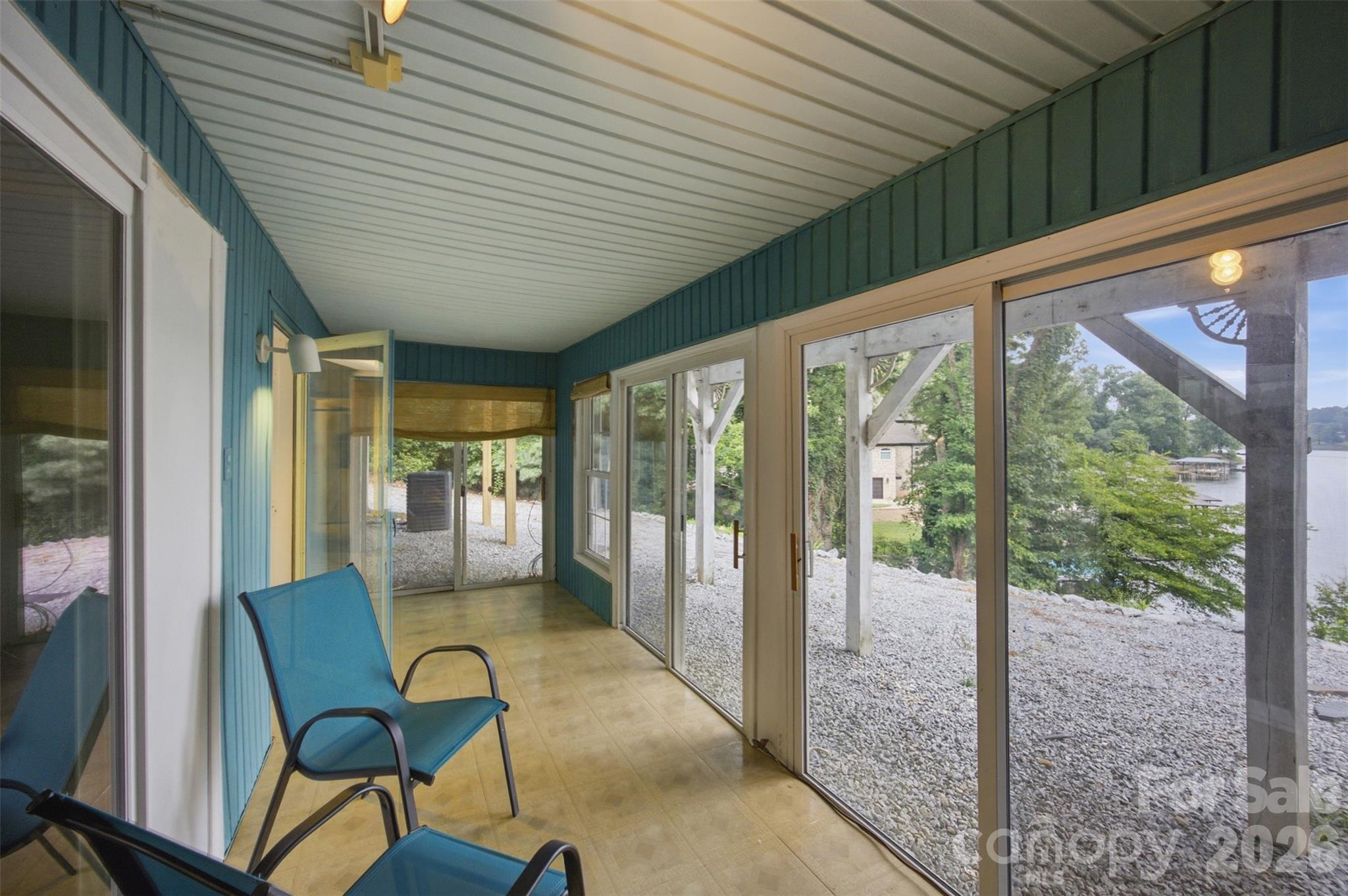 Porch Lower Level with awesome lake views - 7016 Hyde Street, Sherrills Ford