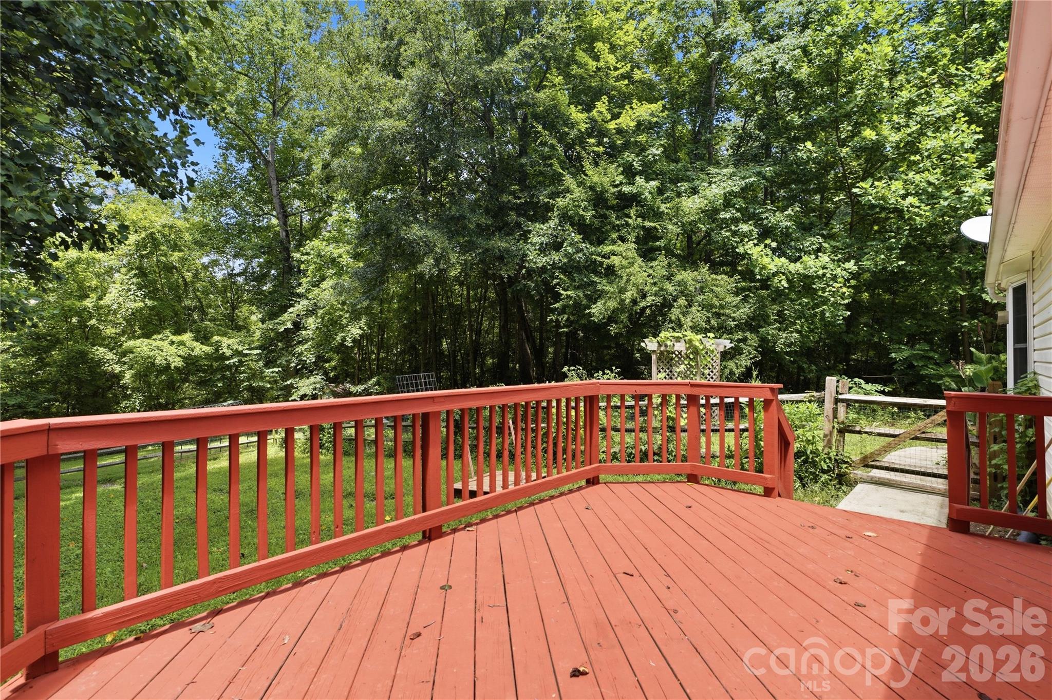 Another view of deck - 3555 Lake Bluff Drive, Sherrills Ford